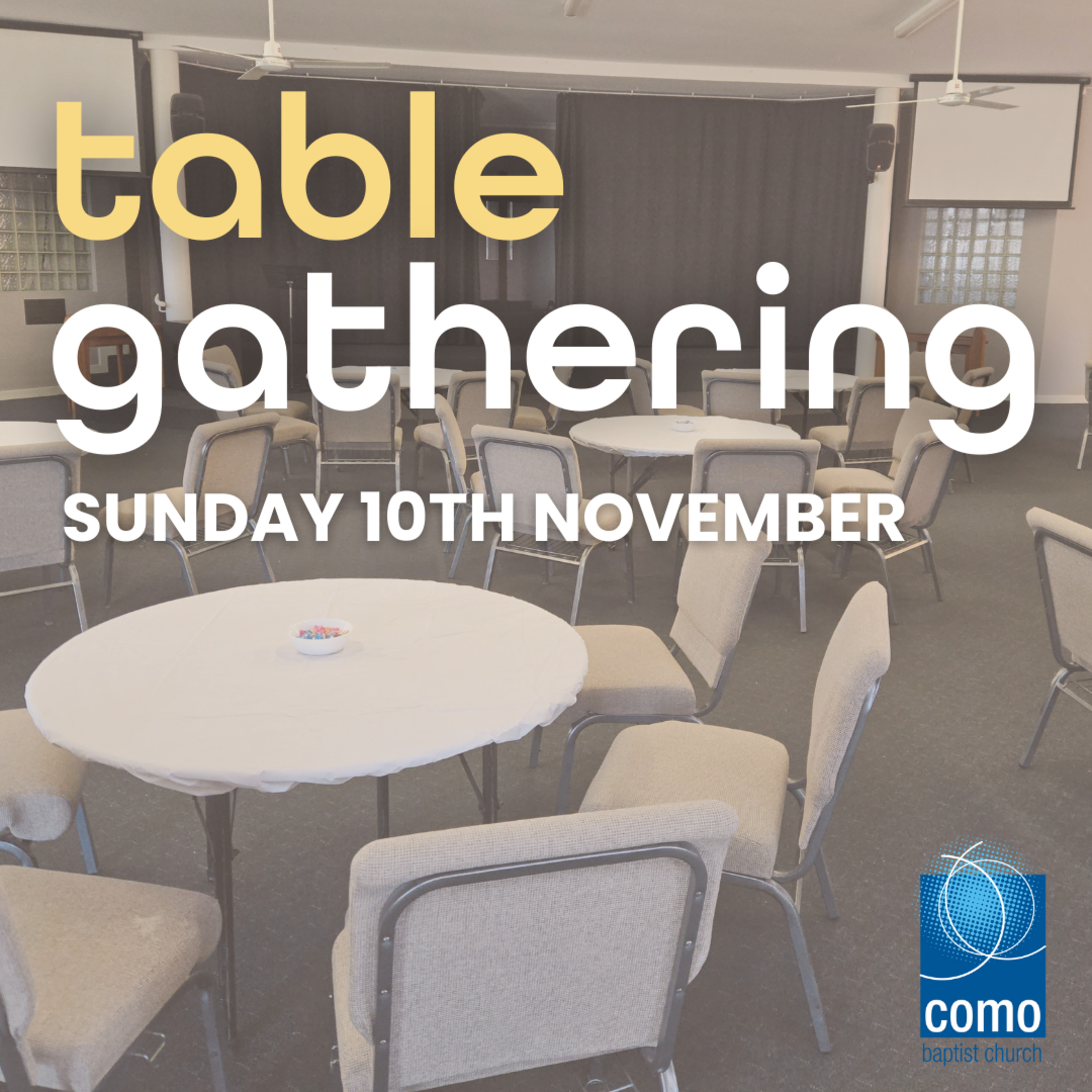 10 November 2024 - Table Gathering - Romans 12:1-13