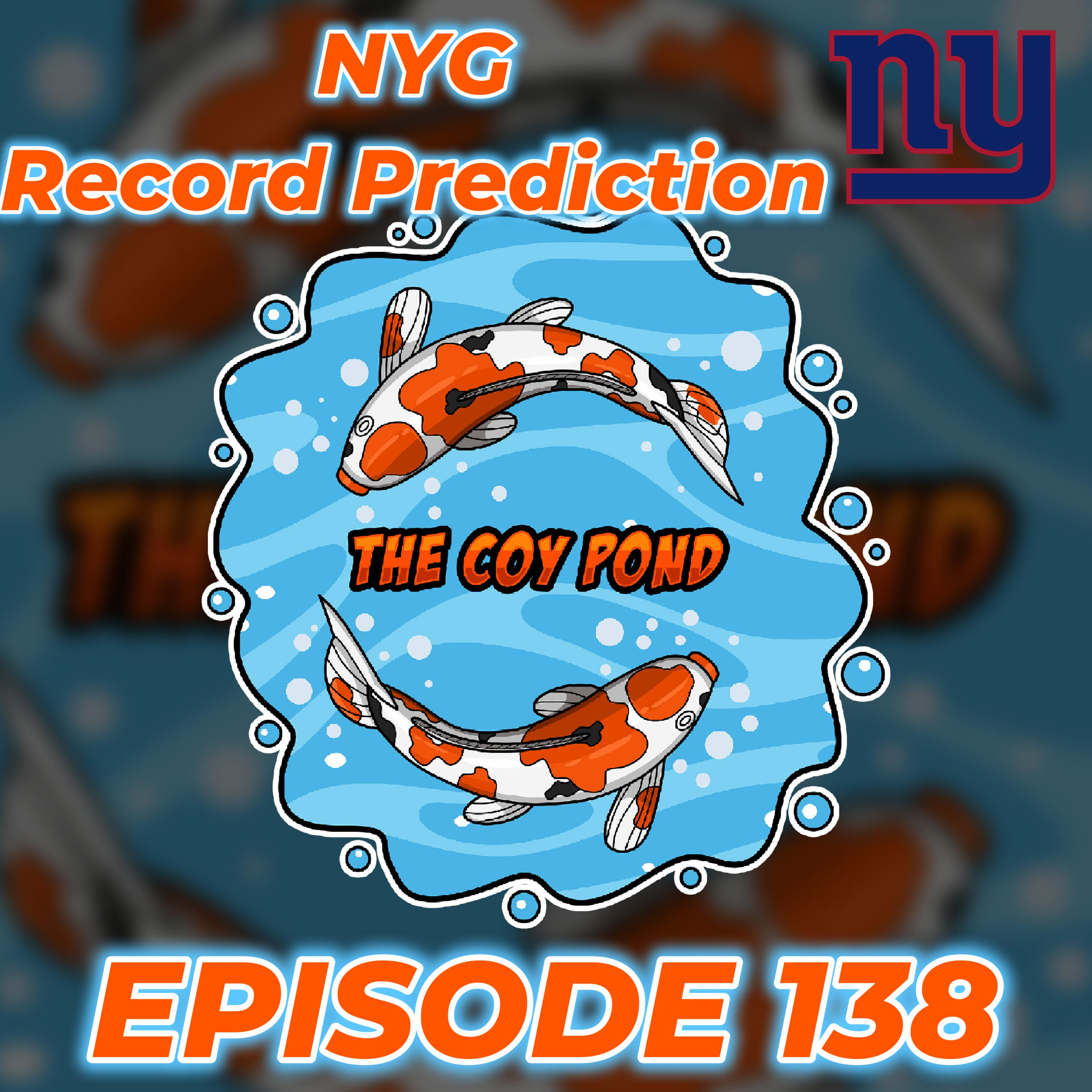 2026 New York Giants Way-Too-Early Record Prediction episode artwork
