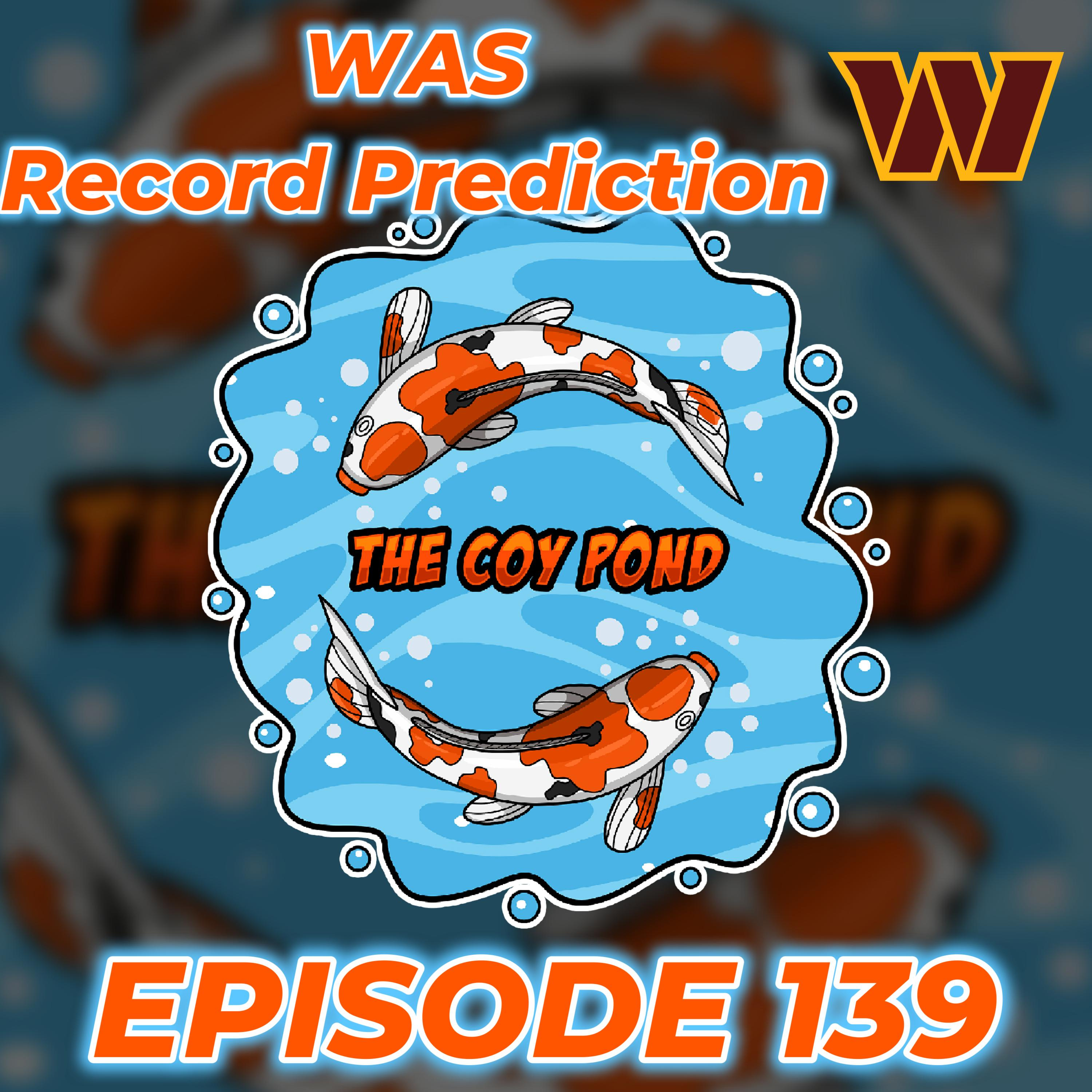 2026 Washington Commanders Way-Too-Early Record Prediction episode artwork