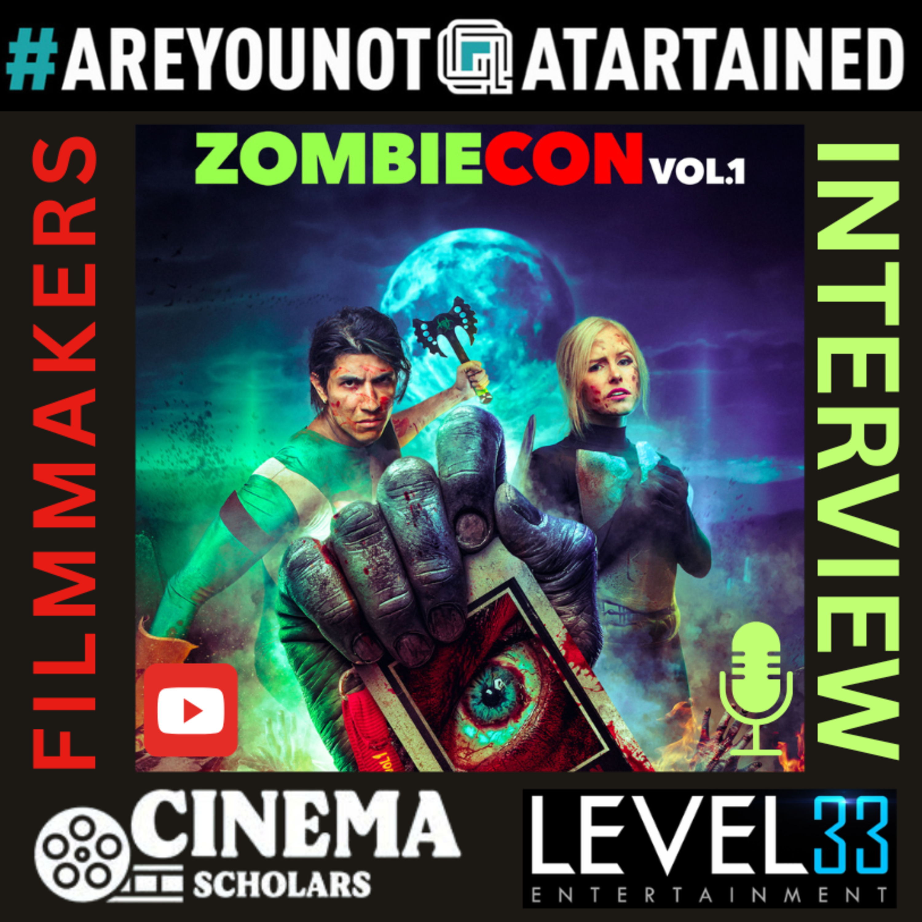 ZombieCon Vol.1: Zombies, Cosplay & Chaos | Director Kyle Valle & Star Erin Áine Interview episode artwork