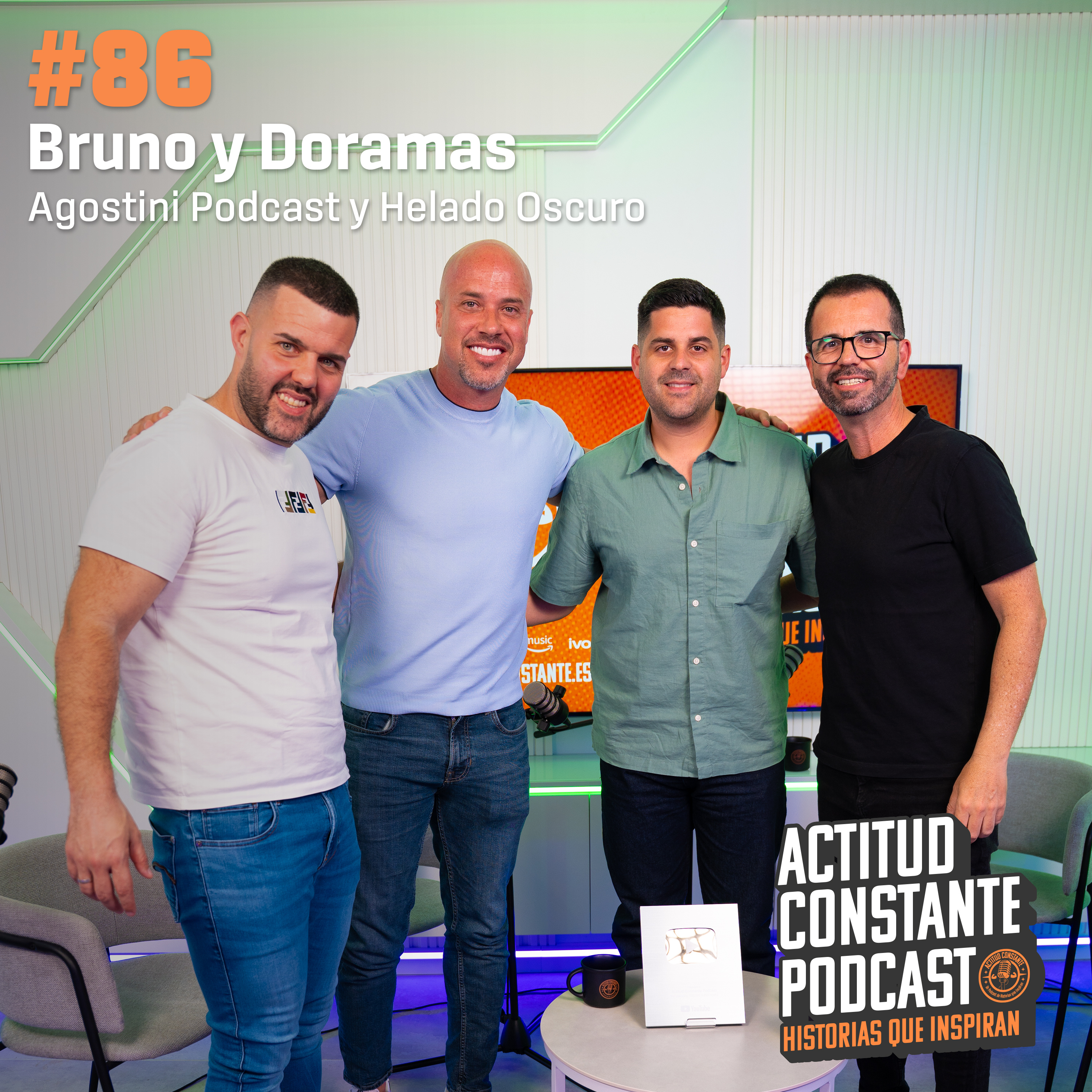 Como sobrevivir a las redes. La vida de 3 podcasters. Helado Oscuro y Agostini Podcast | Ep 86 episode artwork