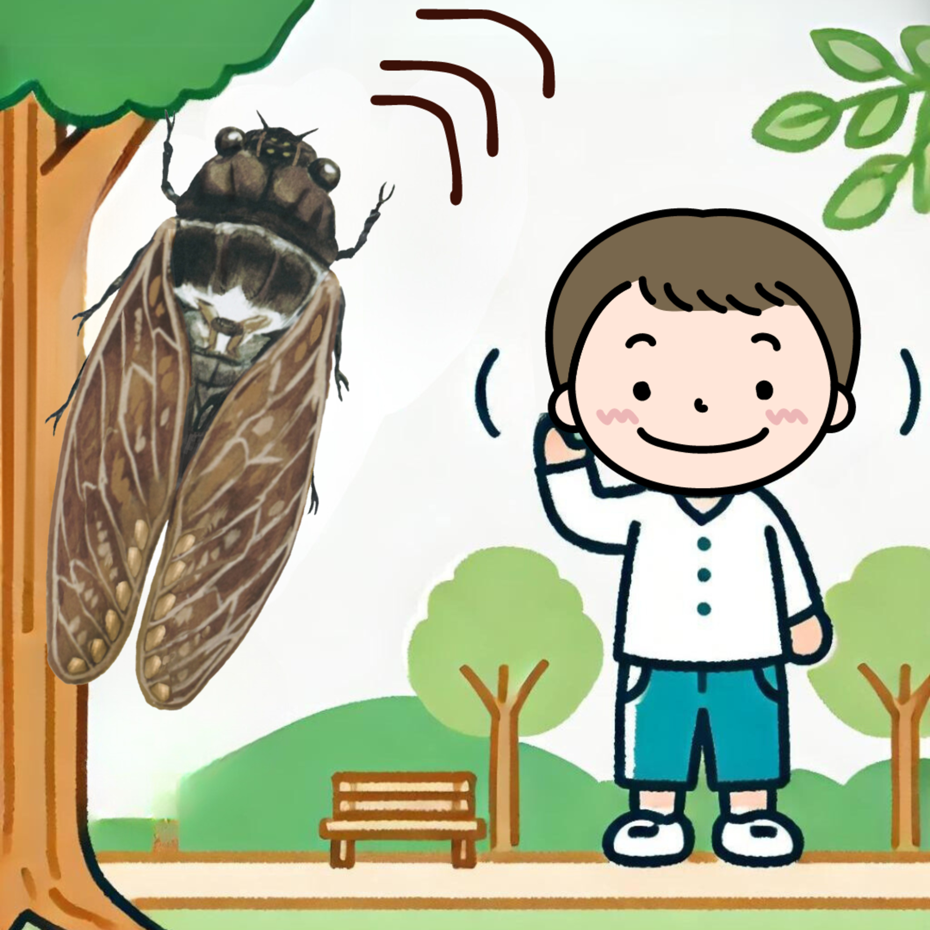 🌸25:夏の虫「蝉（せみ）」〈日本語聴解Japanese Podcast〉