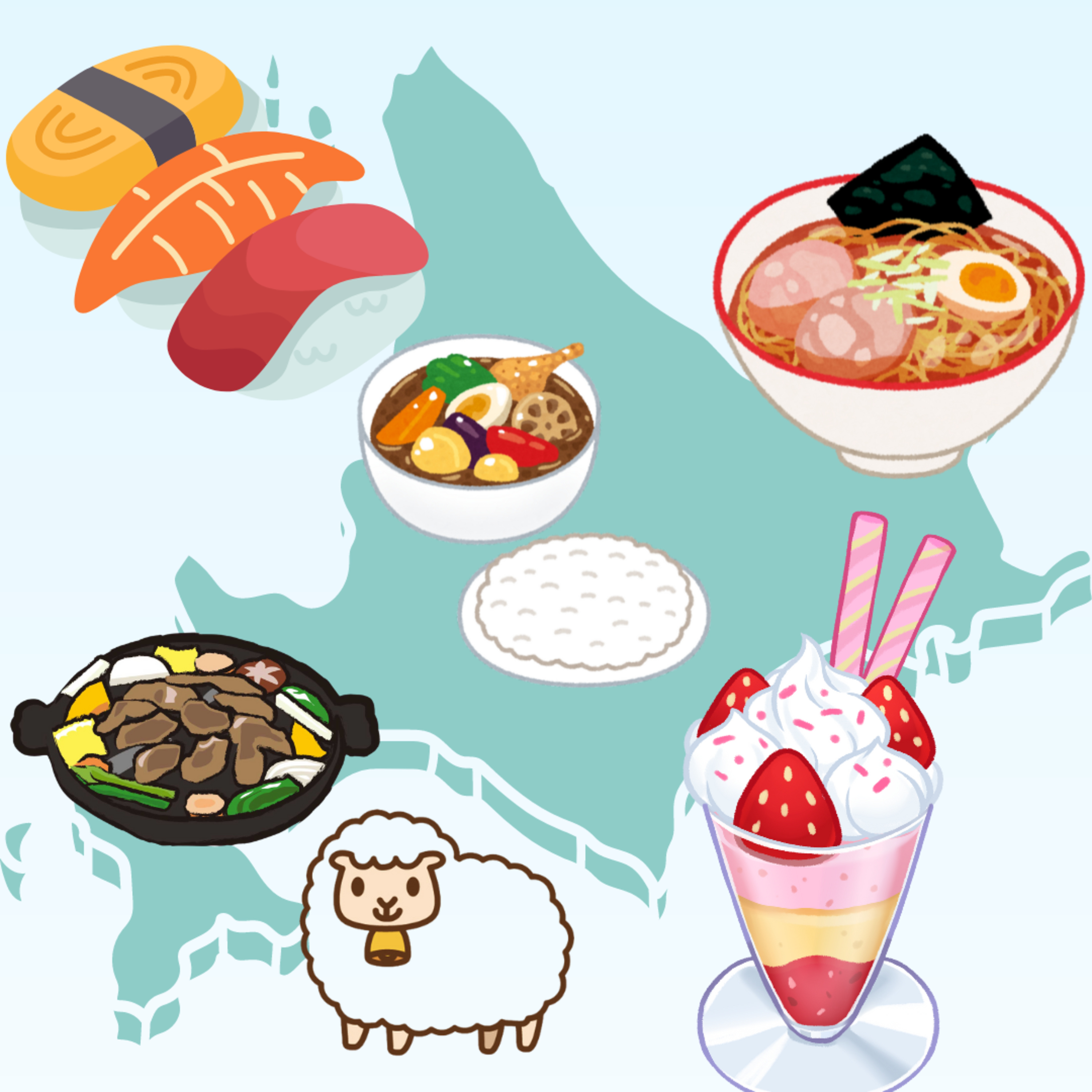 🌸28: 北海道のおいしい食べ物の話〈日本語聴解Japanese Podcast〉