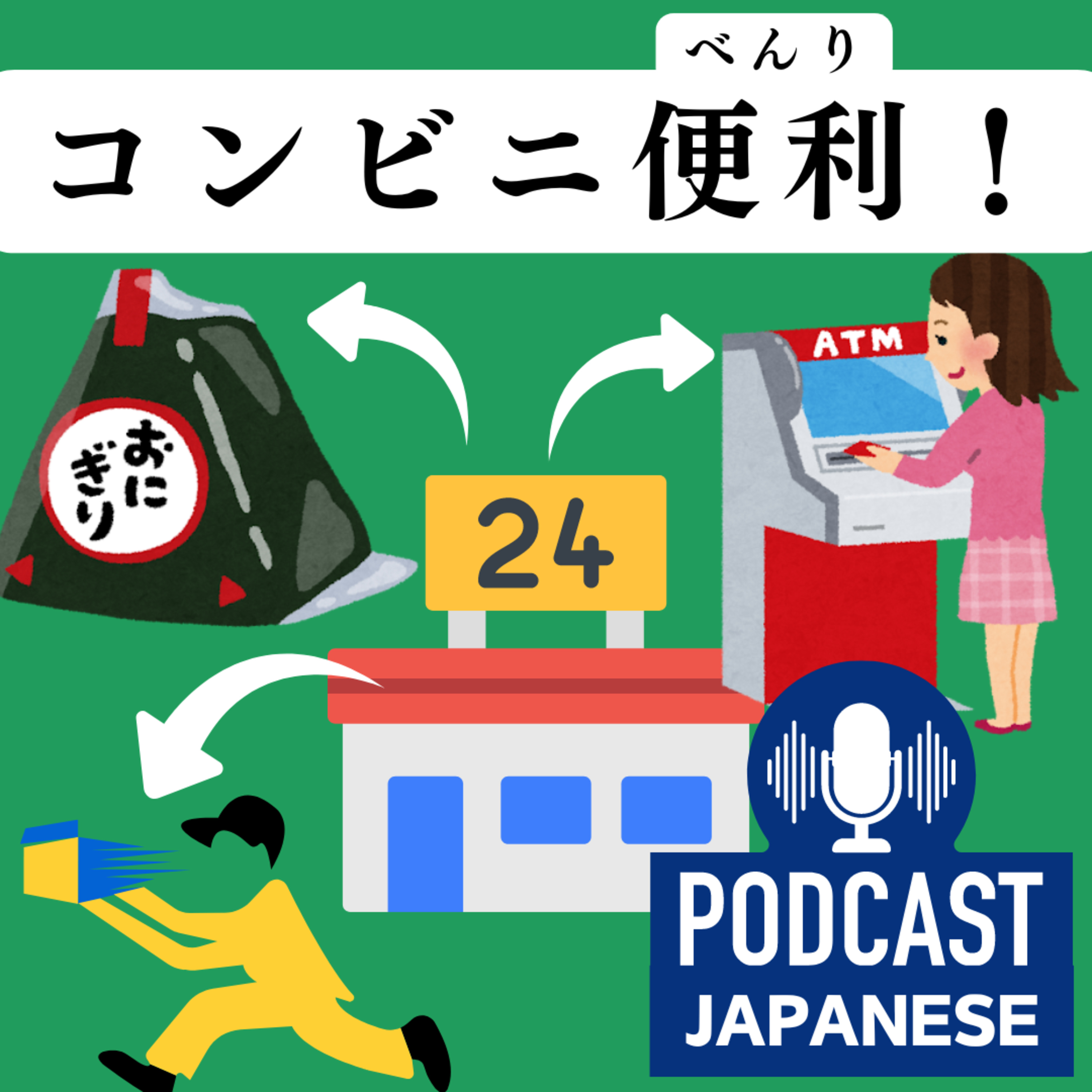🌸109:コンビニは便利！〈日本語聴解Japanese Podcast〉