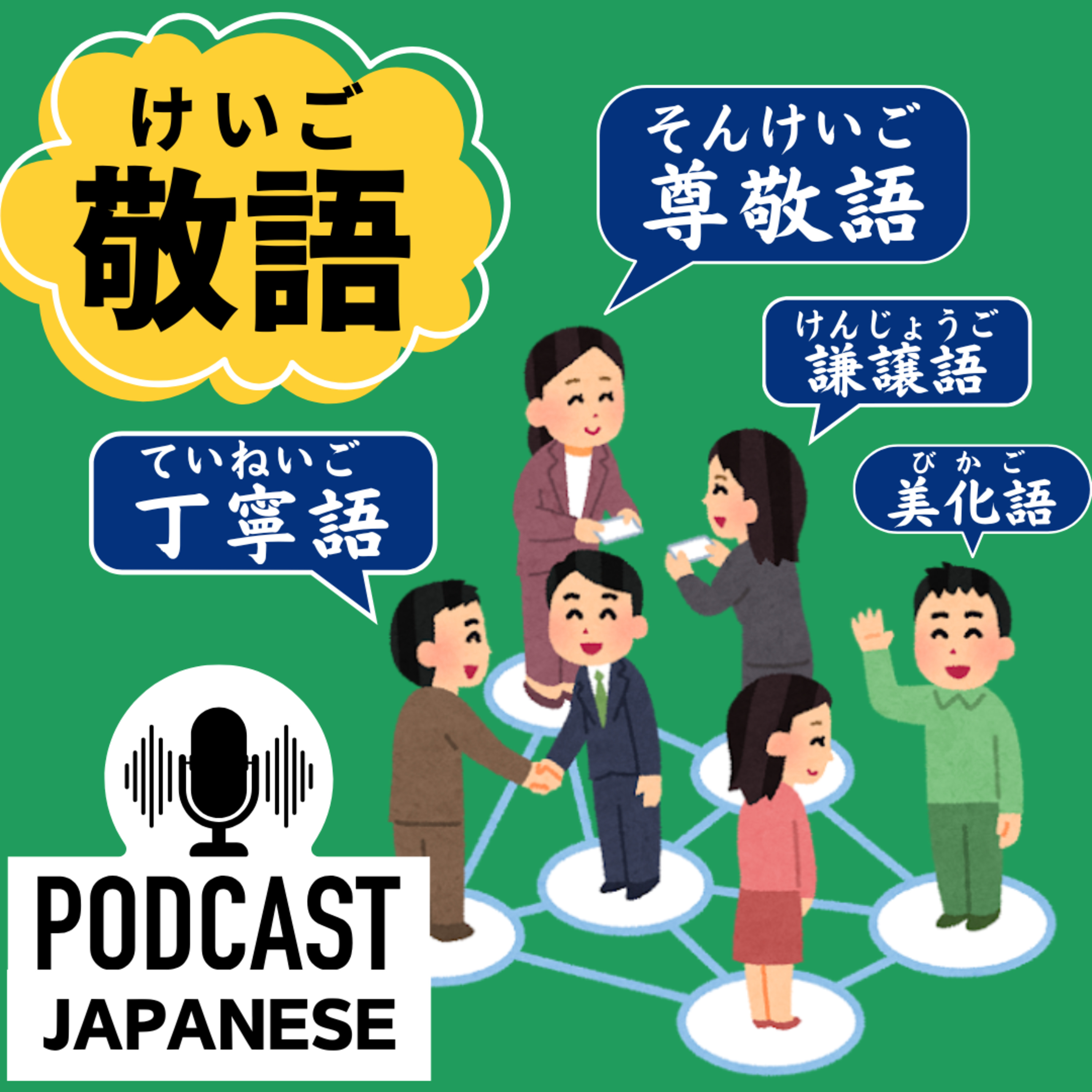 🌸247:敬語（けいご）はむずかしい？尊敬語・謙譲語・丁寧語・美化語どう使う？〈日本語聴解Japanese Podcast〉