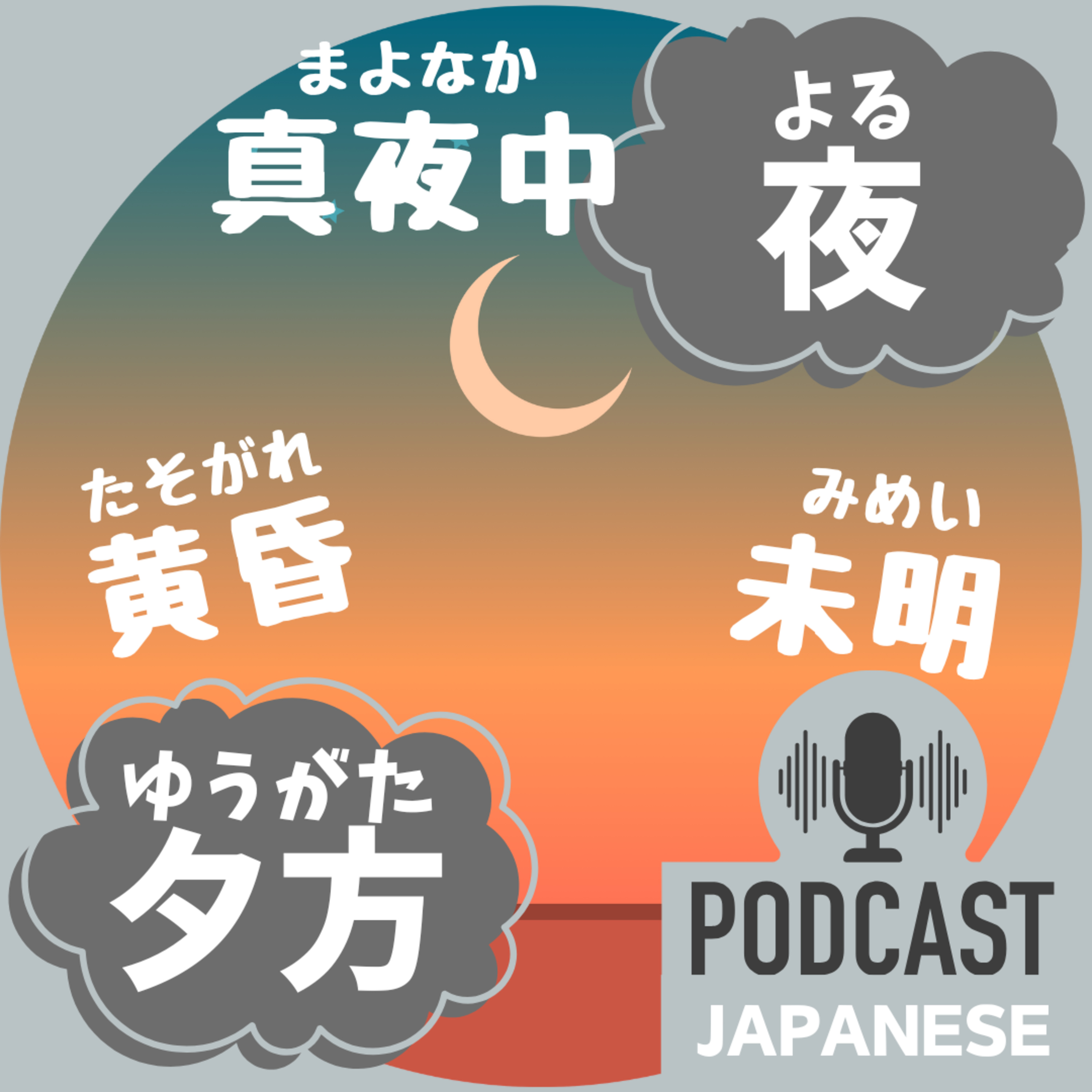 🌸340:夜の時間いろいろ！「黄昏（たそがれ）」「真夜中」「未明」〈日本語聴解 Japanese Podcast〉