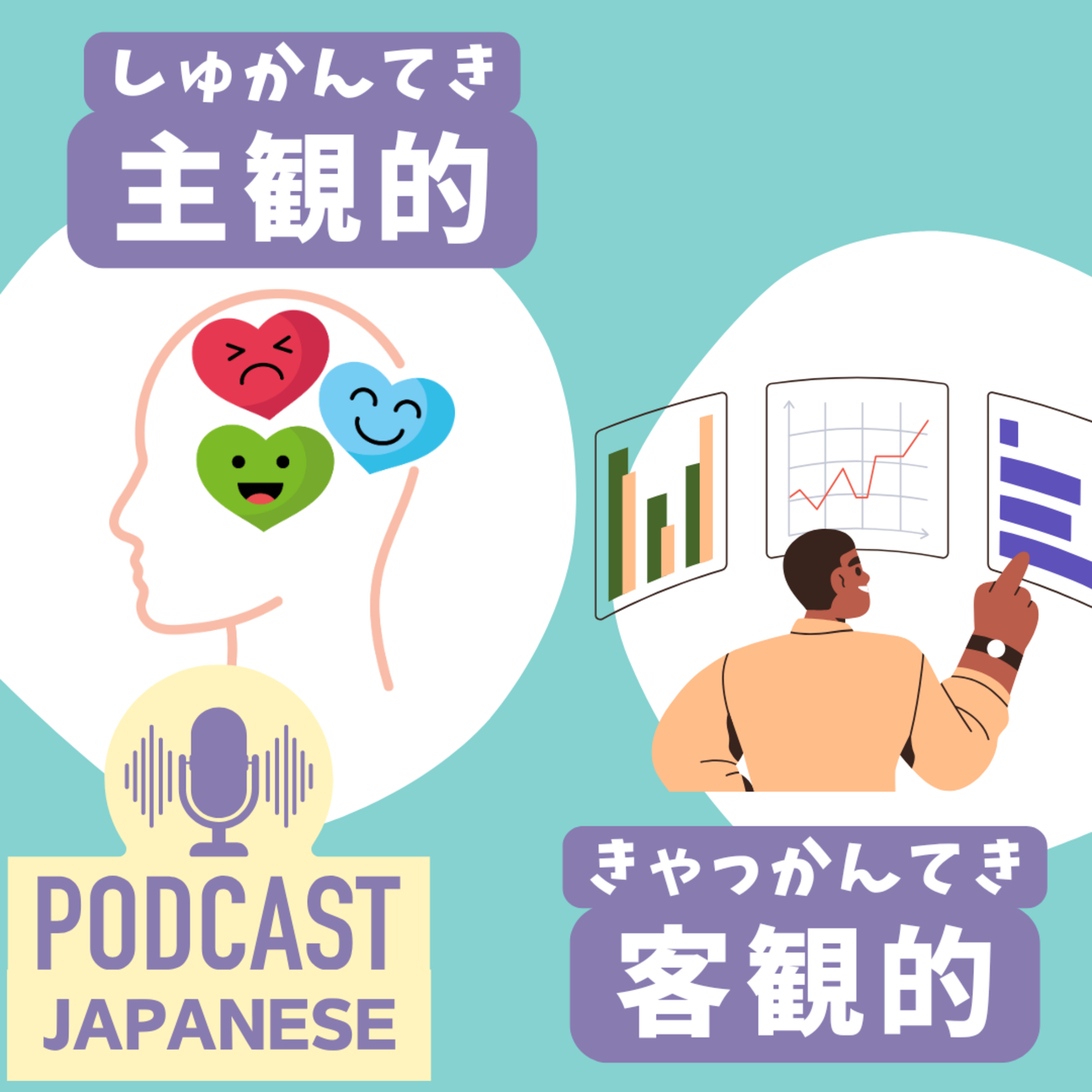 🌸429:自分の気持ち？「主観的（しゅかんてき）」と「客観的（きゃっかんてき）」〈日本語聴解 Japanese Podcast〉