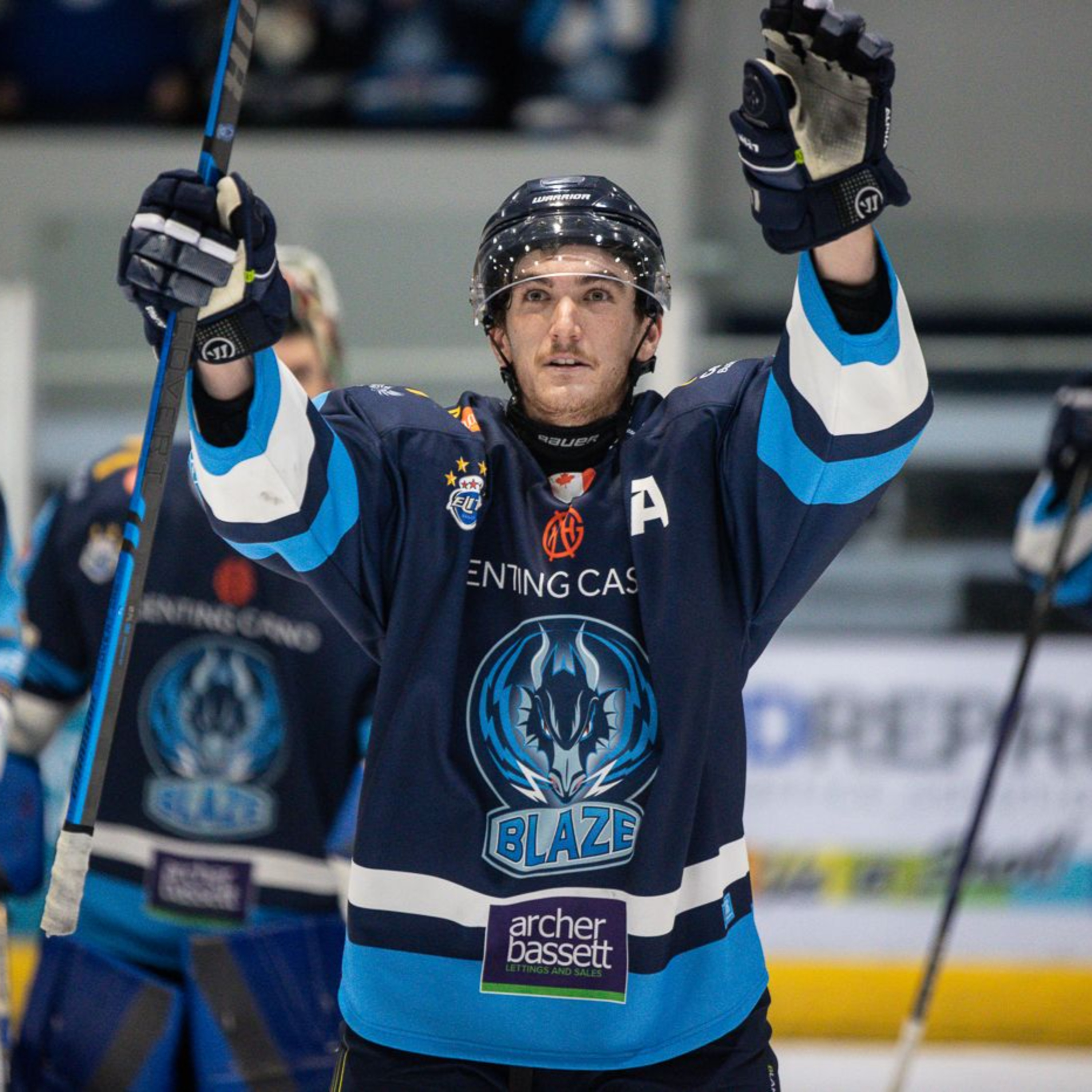 Blaze pod with #13 Grayson Constable