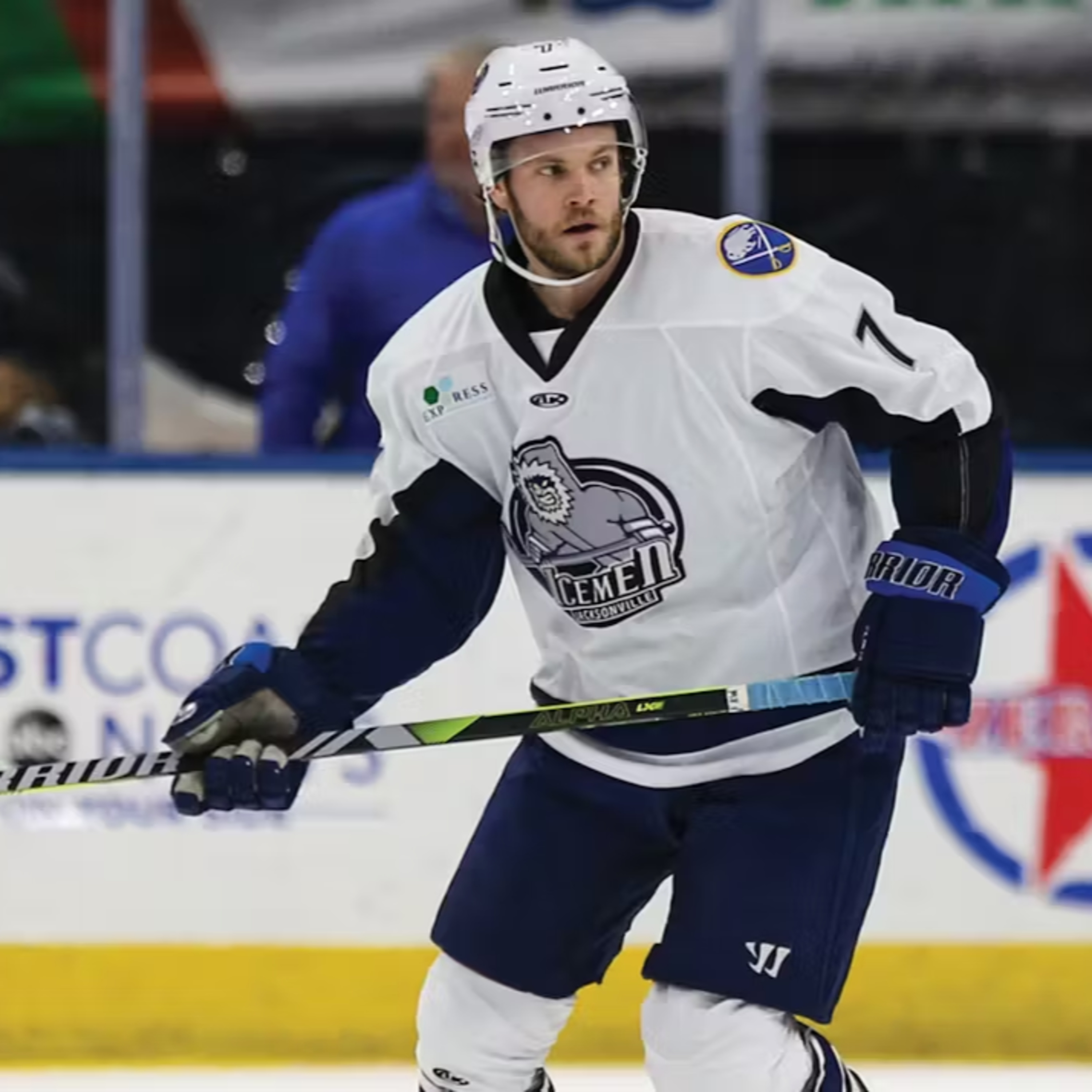 Blaze pod with #7 Connor Russell