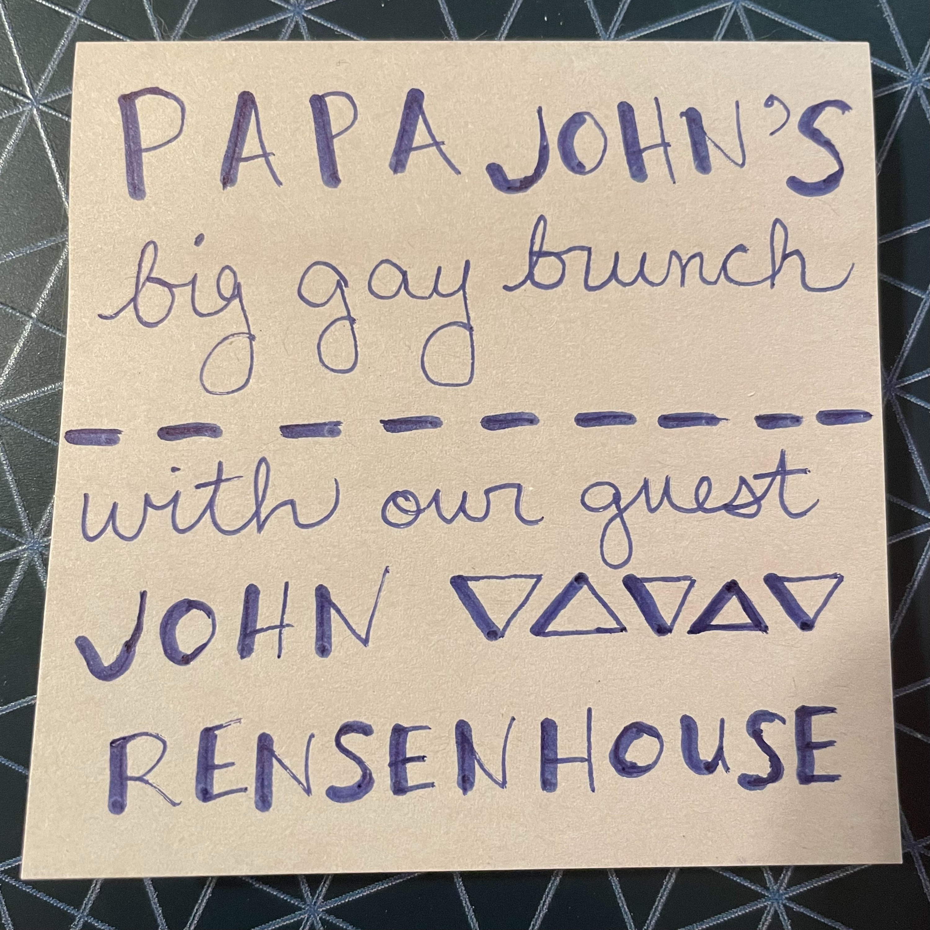 Ep. 20 | Papa John's Big Gay Brunch