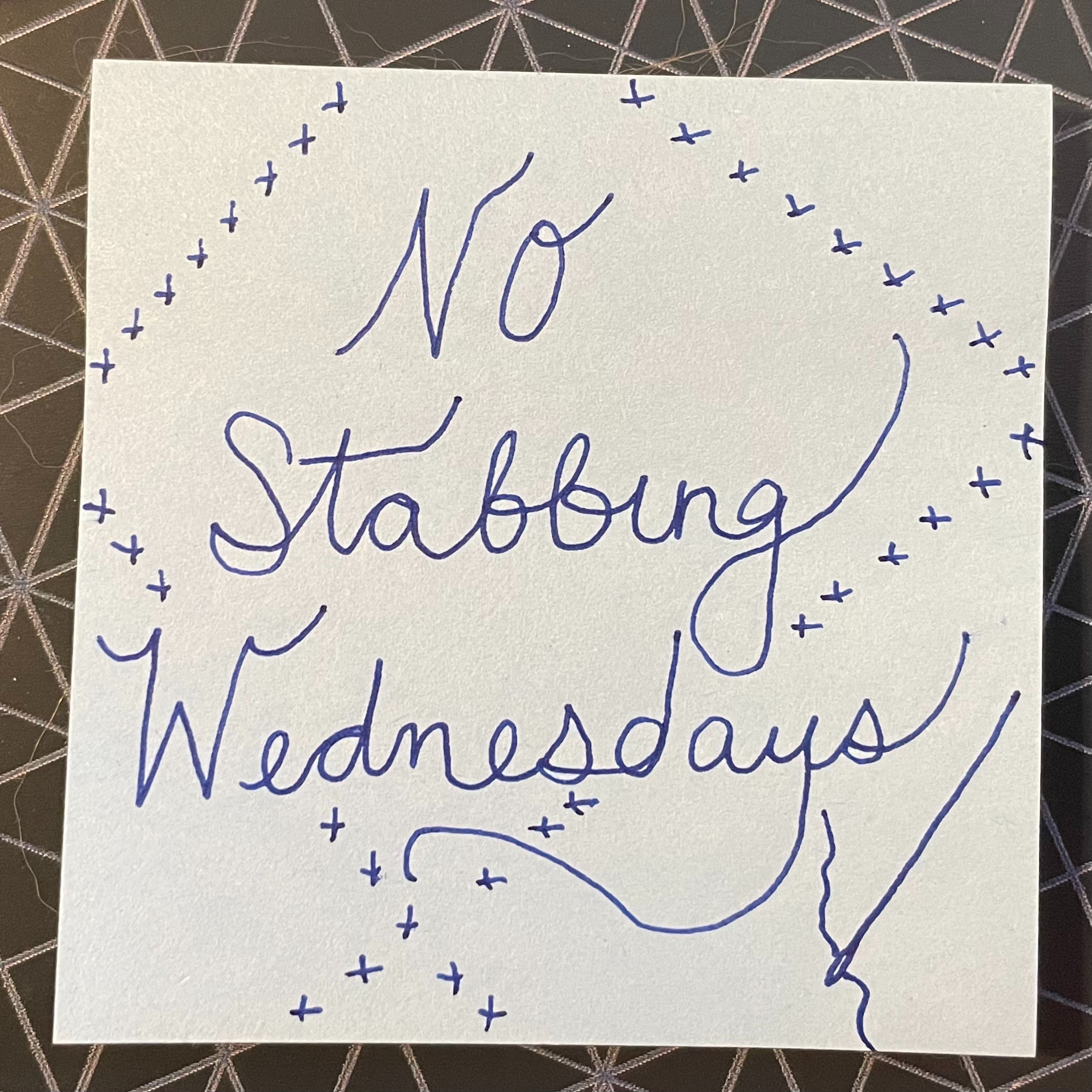 Ep. 62 | No Stabbing Wednesdays