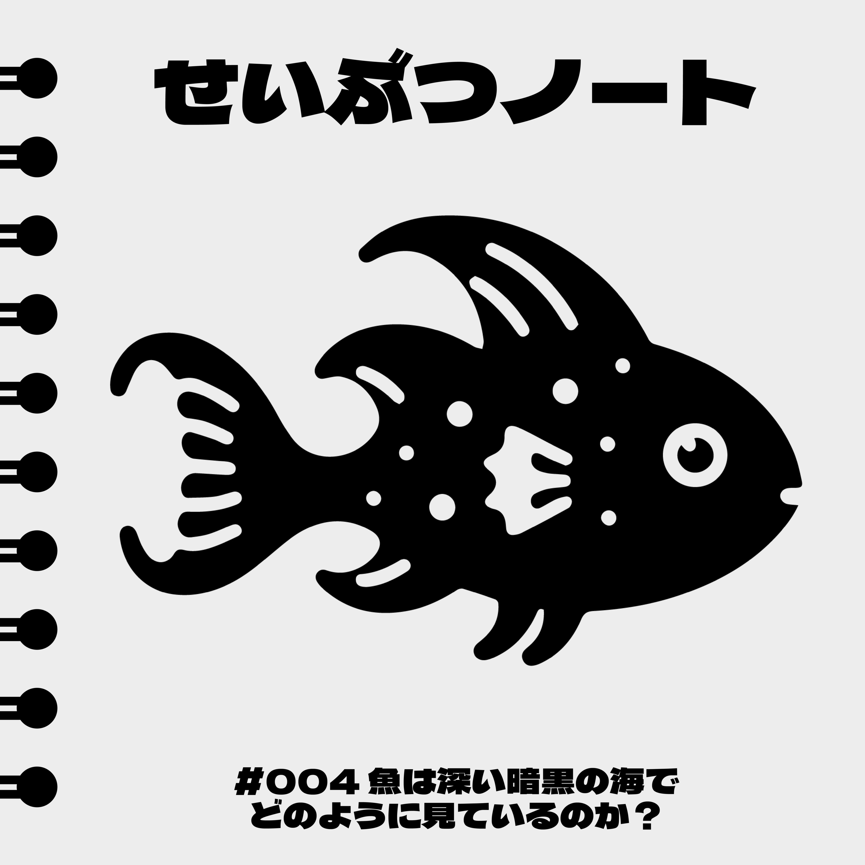 #004 魚は深い暗黒の海でどのように見ているのか？ episode artwork
