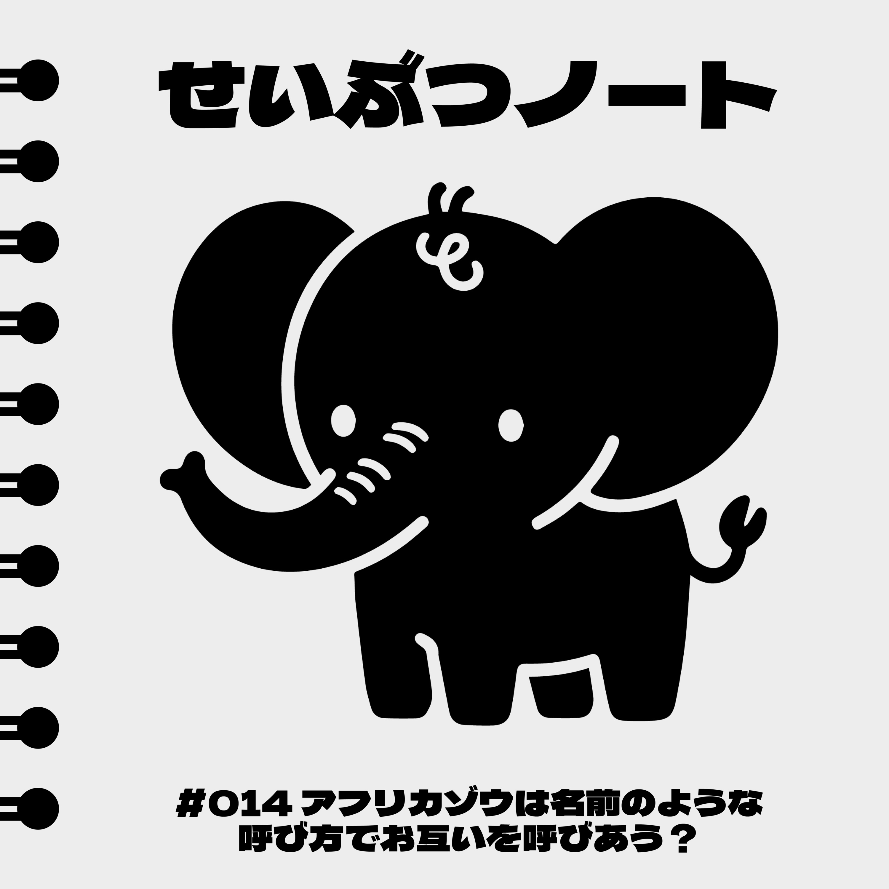 #014 アフリカゾウは名前のような呼び方でお互いを呼び合う？ episode artwork