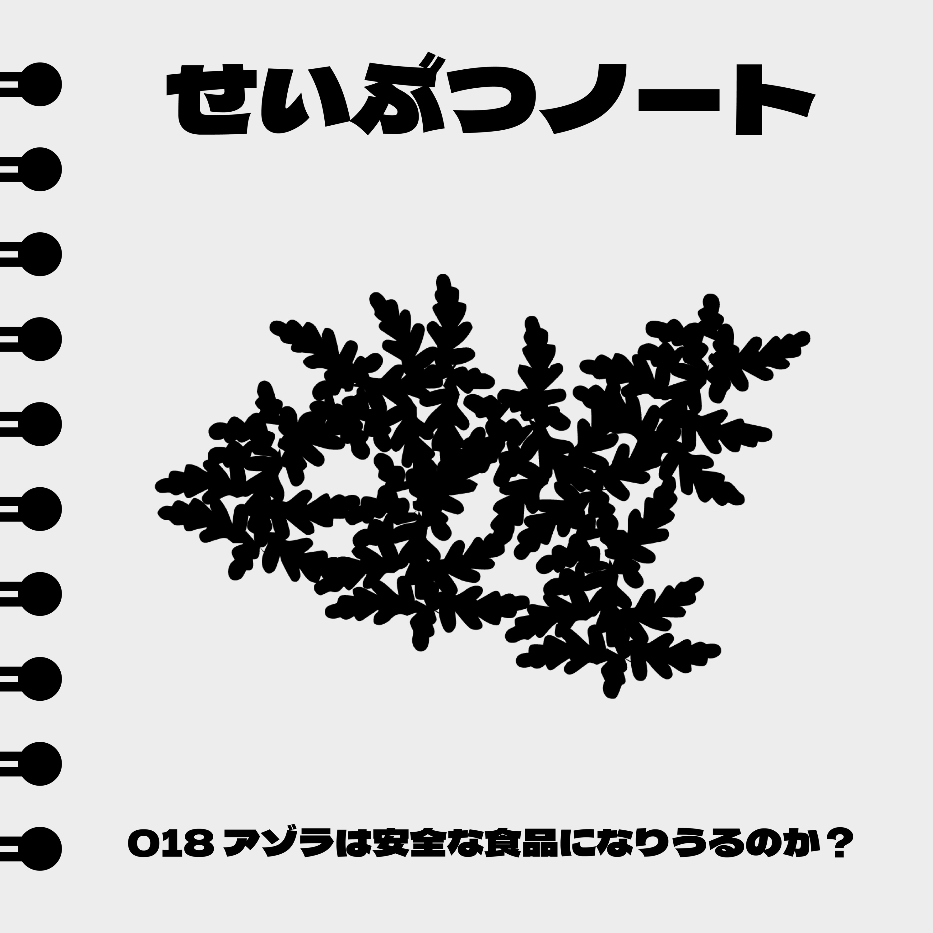#018 アゾラは安全な食品になりうるのか？ episode artwork