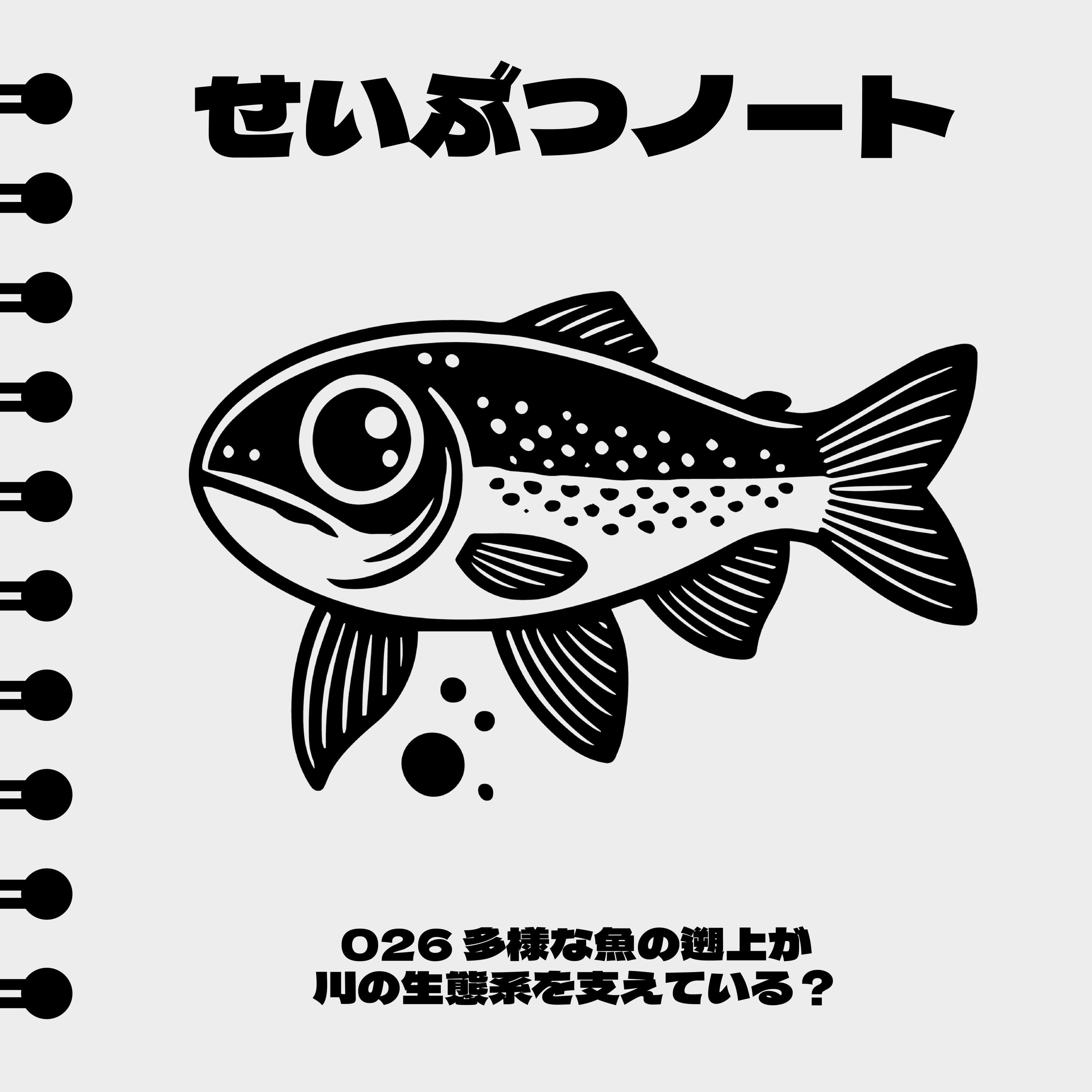 #026 多様な魚の遡上が川の生態系を支えている？ episode artwork