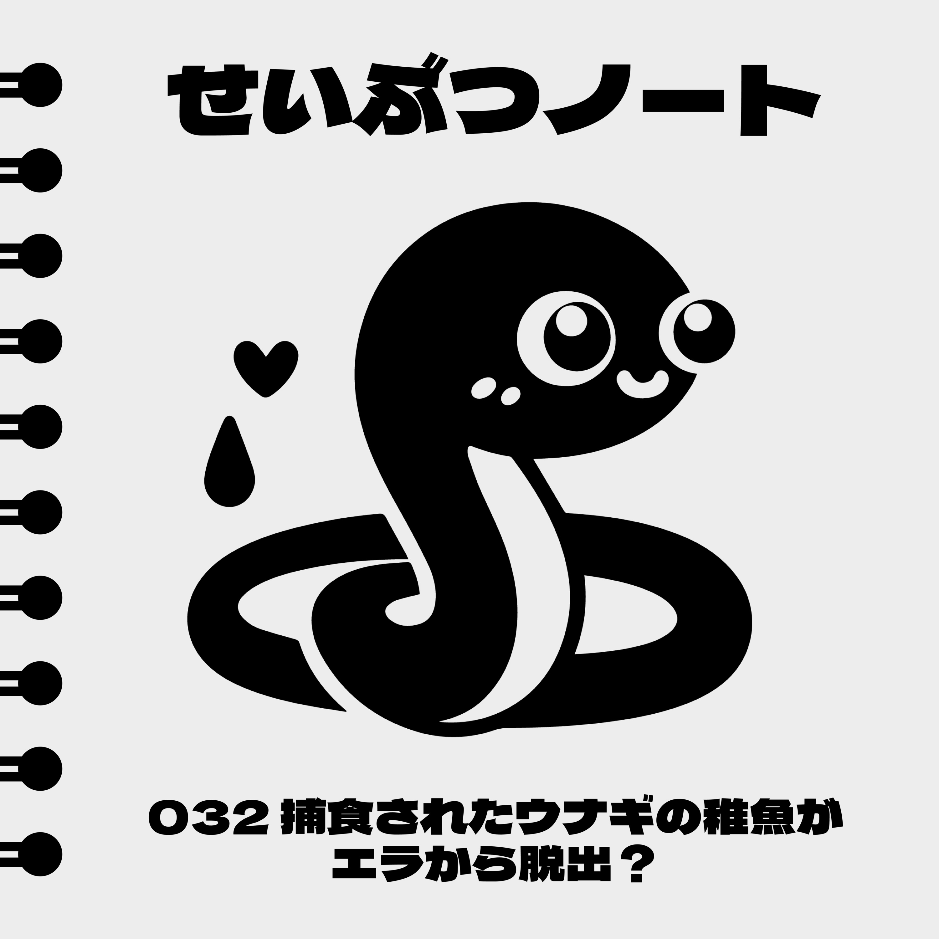 #032 捕食されたウナギの稚魚がエラから脱出? episode artwork