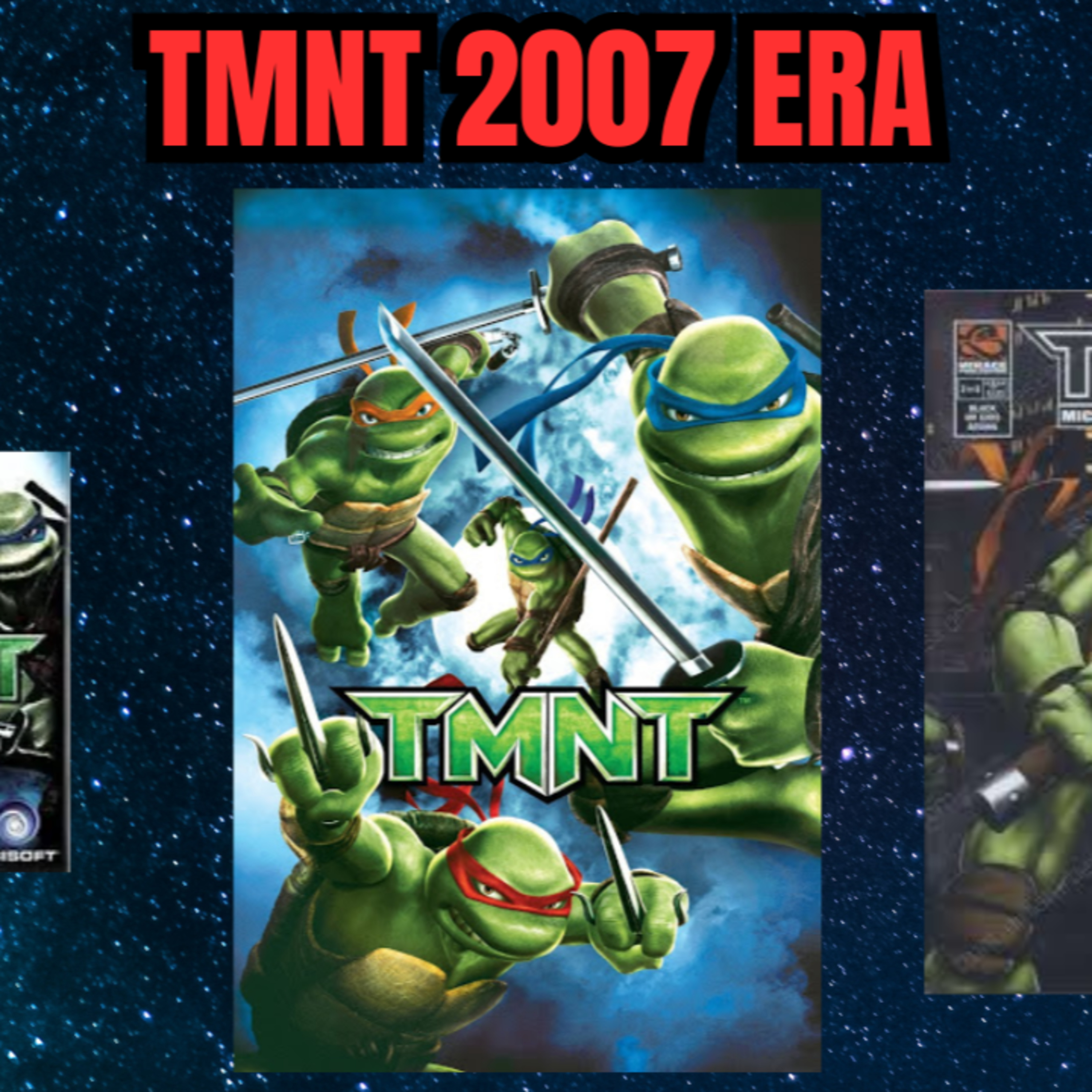 TMNT 2007 Era Movie Video Game Prequel Comics episode artwork