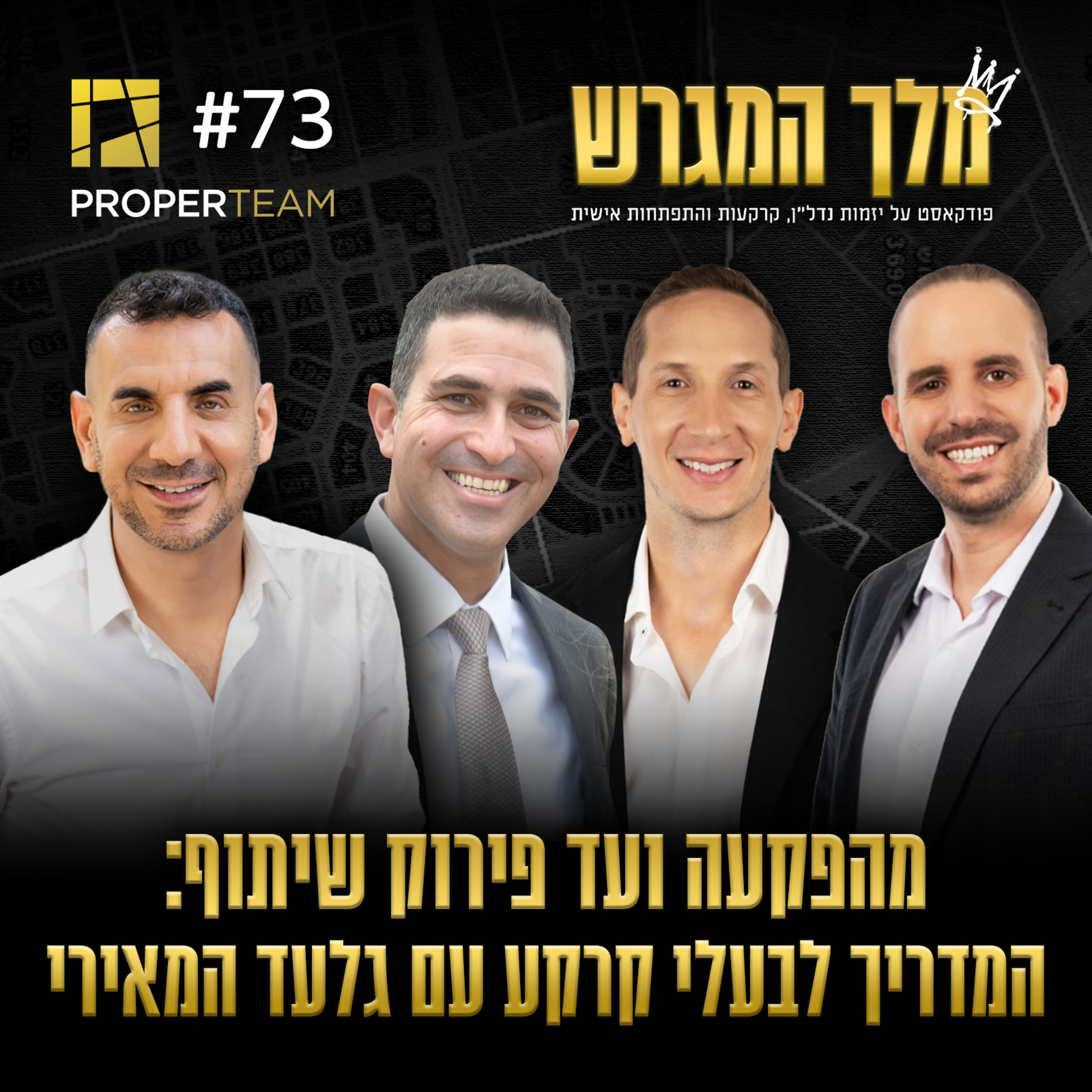 פרק 73 - מהפקעה ועד פירוק שיתוף: המדריך לבעלי קרקע | גלעד המאירי episode artwork