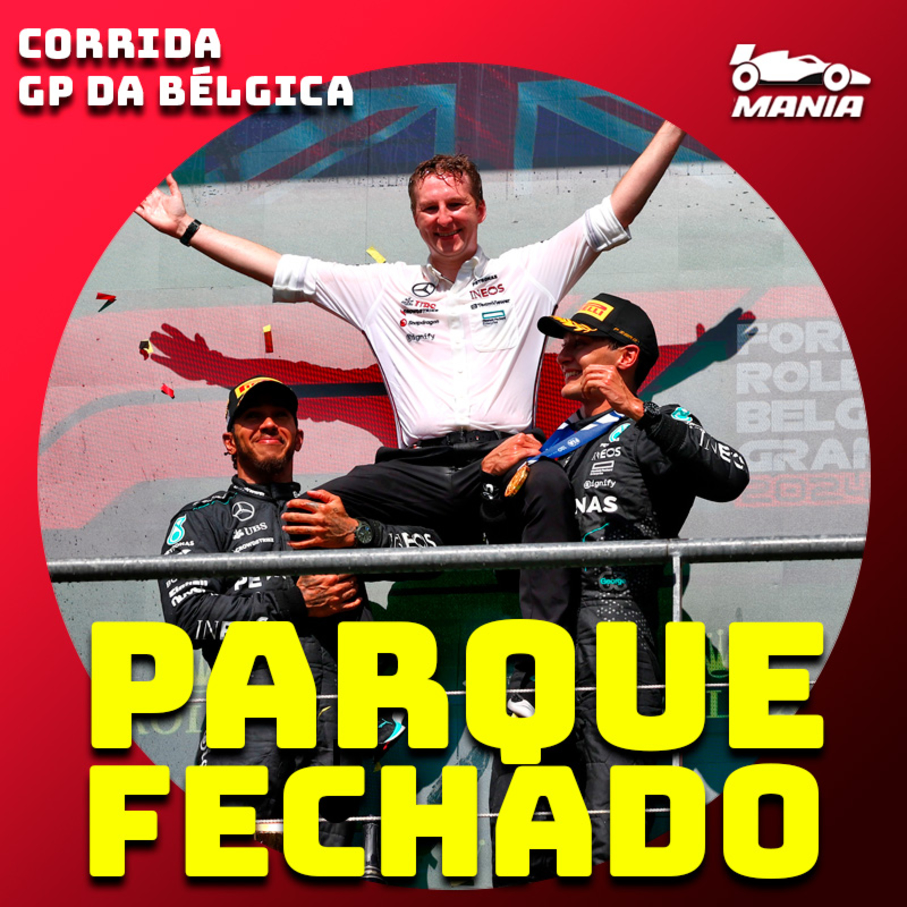 Parque Fechado: Hamilton vence na Bélgica depois de desclassificação de Russell; Verstappen fora do pódio episode artwork