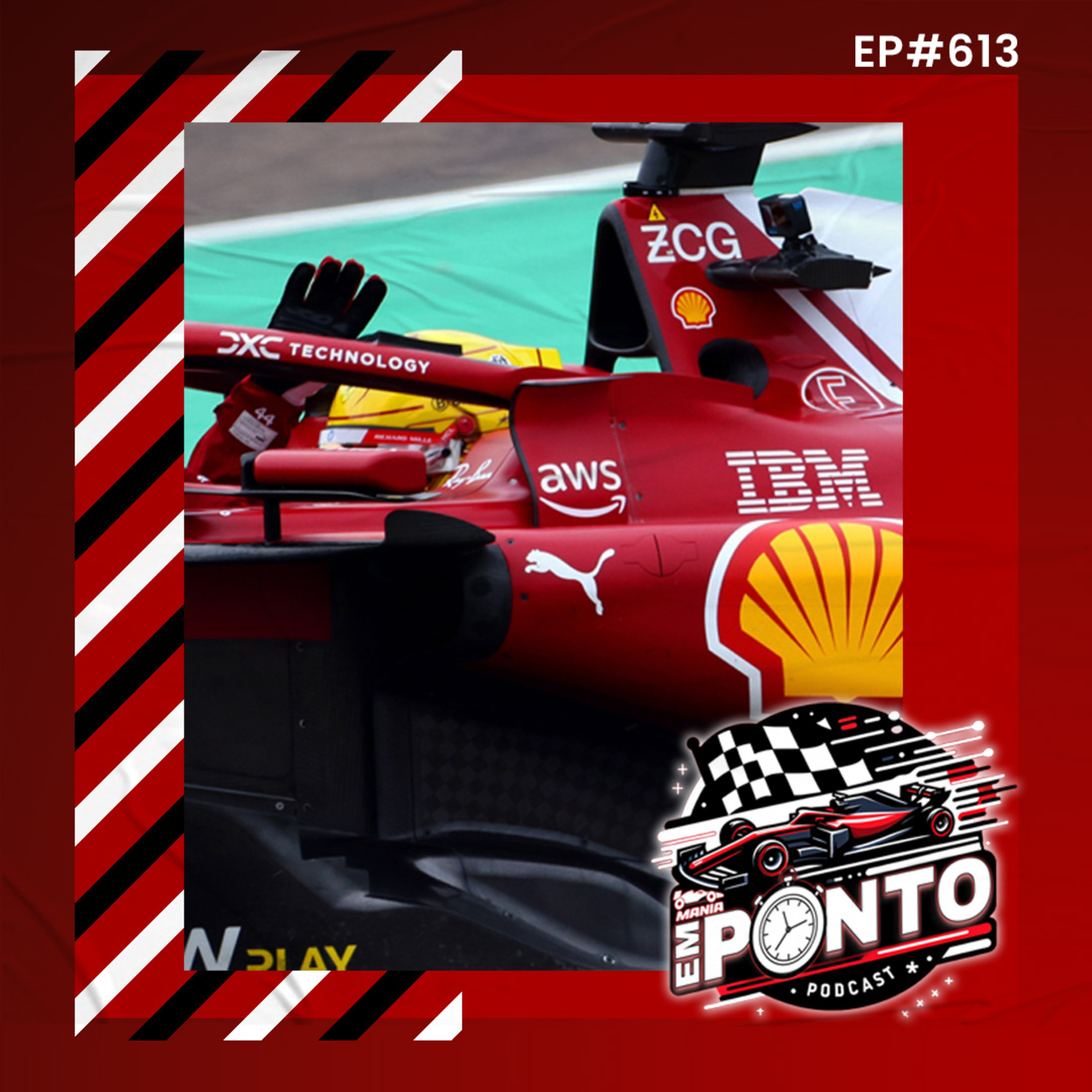 F1Mania Em Ponto #613 - Hamilton impressionado com carro da Ferrari, casas de apostas ignoram Verstappen e mais episode artwork
