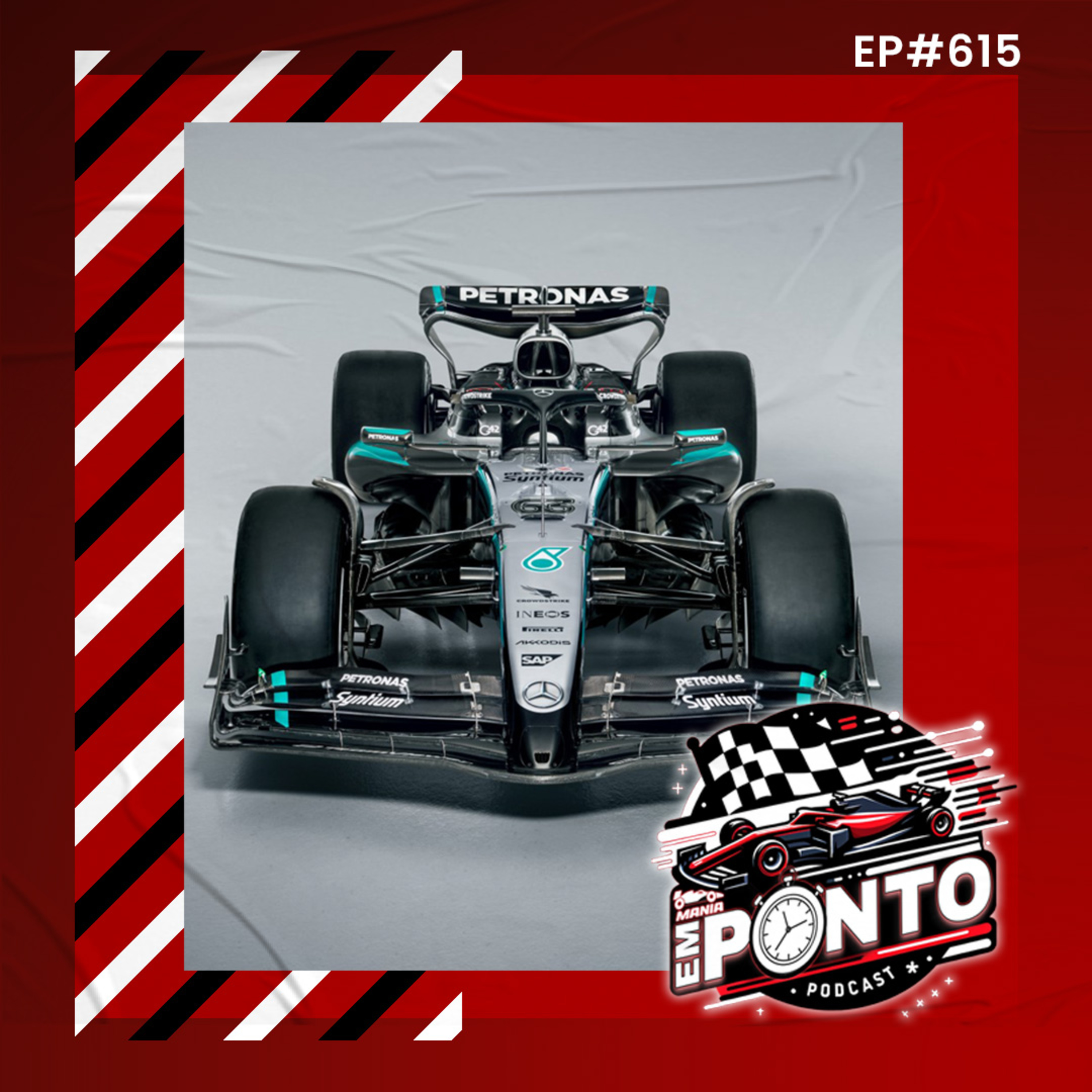 F1Mania Em Ponto #615 - Mercedes apresenta W16, Aston Martin o AMR25, Gabriel Bortoleto e mais episode artwork