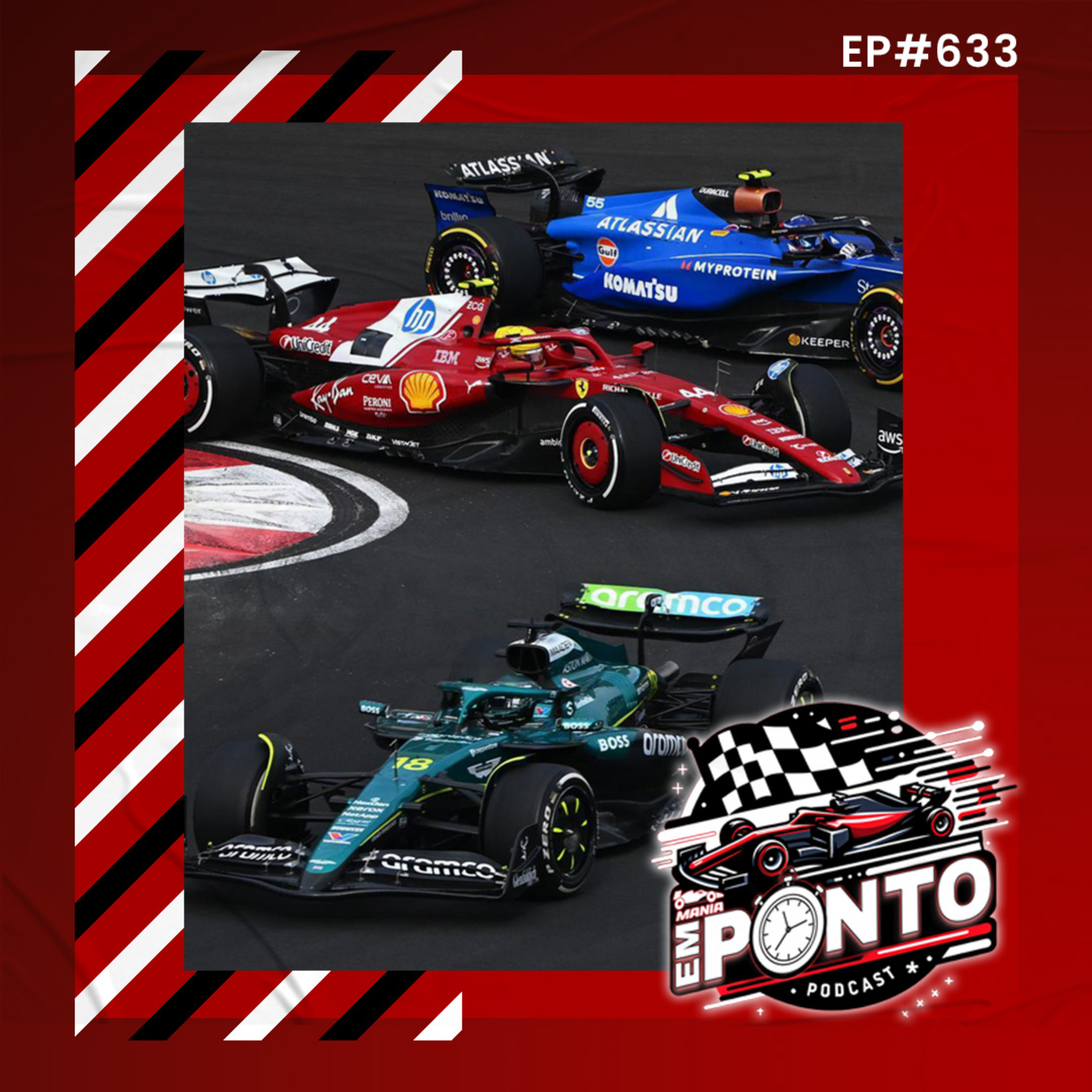 F1Mania Em Ponto #633 - McLaren garante dobradinha no GP da China com vitória de Piastri. Lawson ameaçado na Red Bull episode artwork