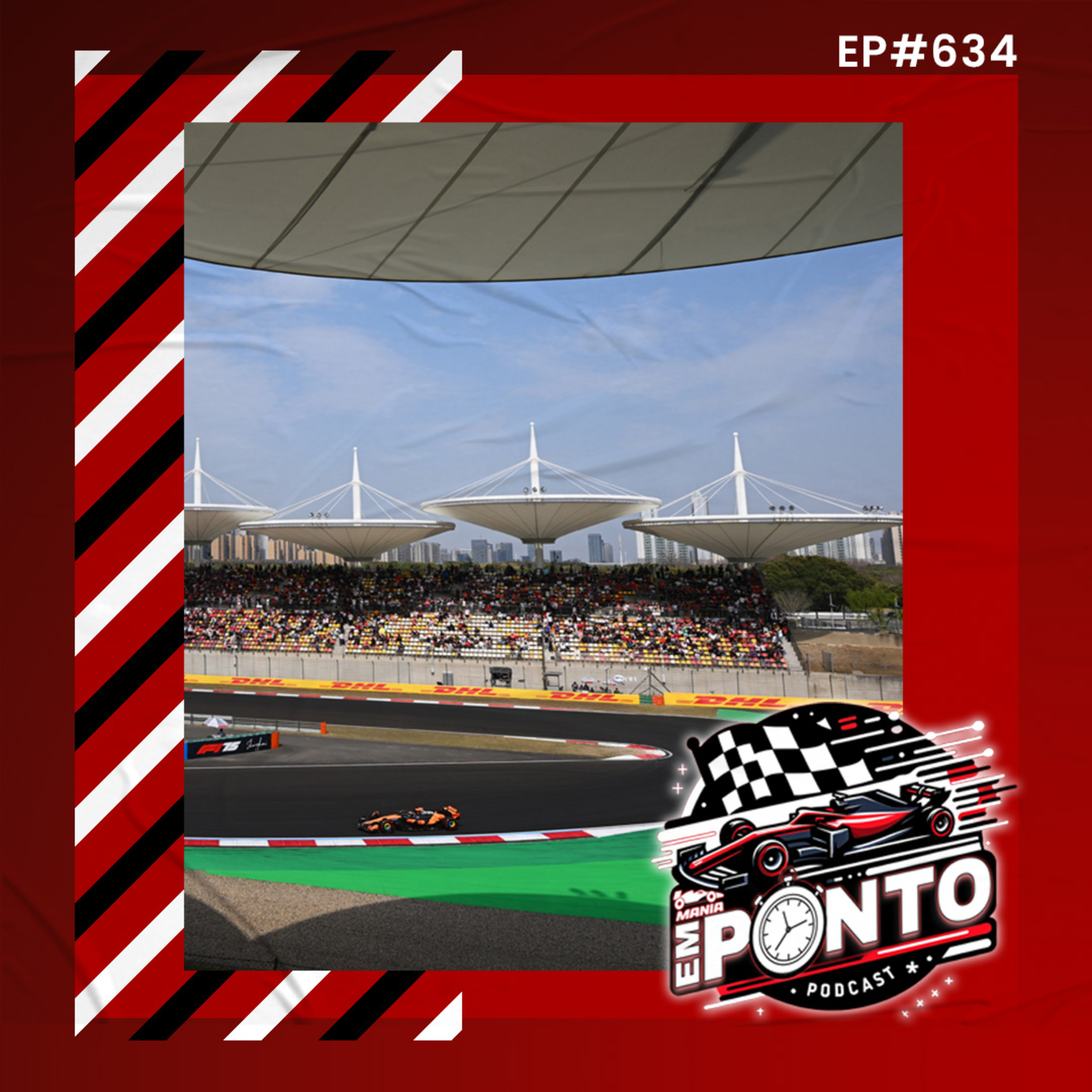 F1Mania Em Ponto #634 - Ferrari na mira da imprensa italiana após GP da China e McLaren em alerta episode artwork