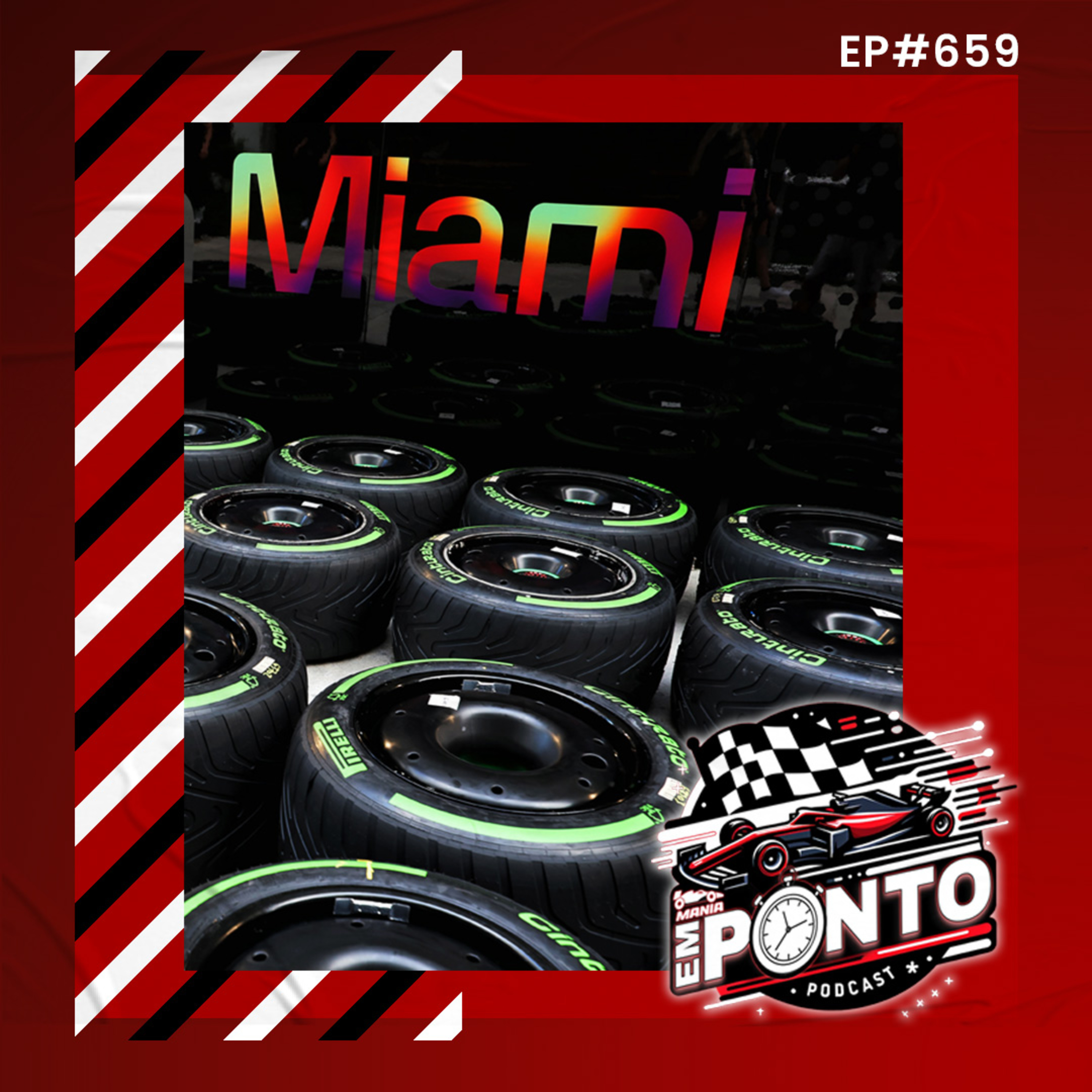 MIAMI EMBAIXO D´ÁGUA? Vem tempestade por aí! O preview do GP! | EM PONTO #659 episode artwork