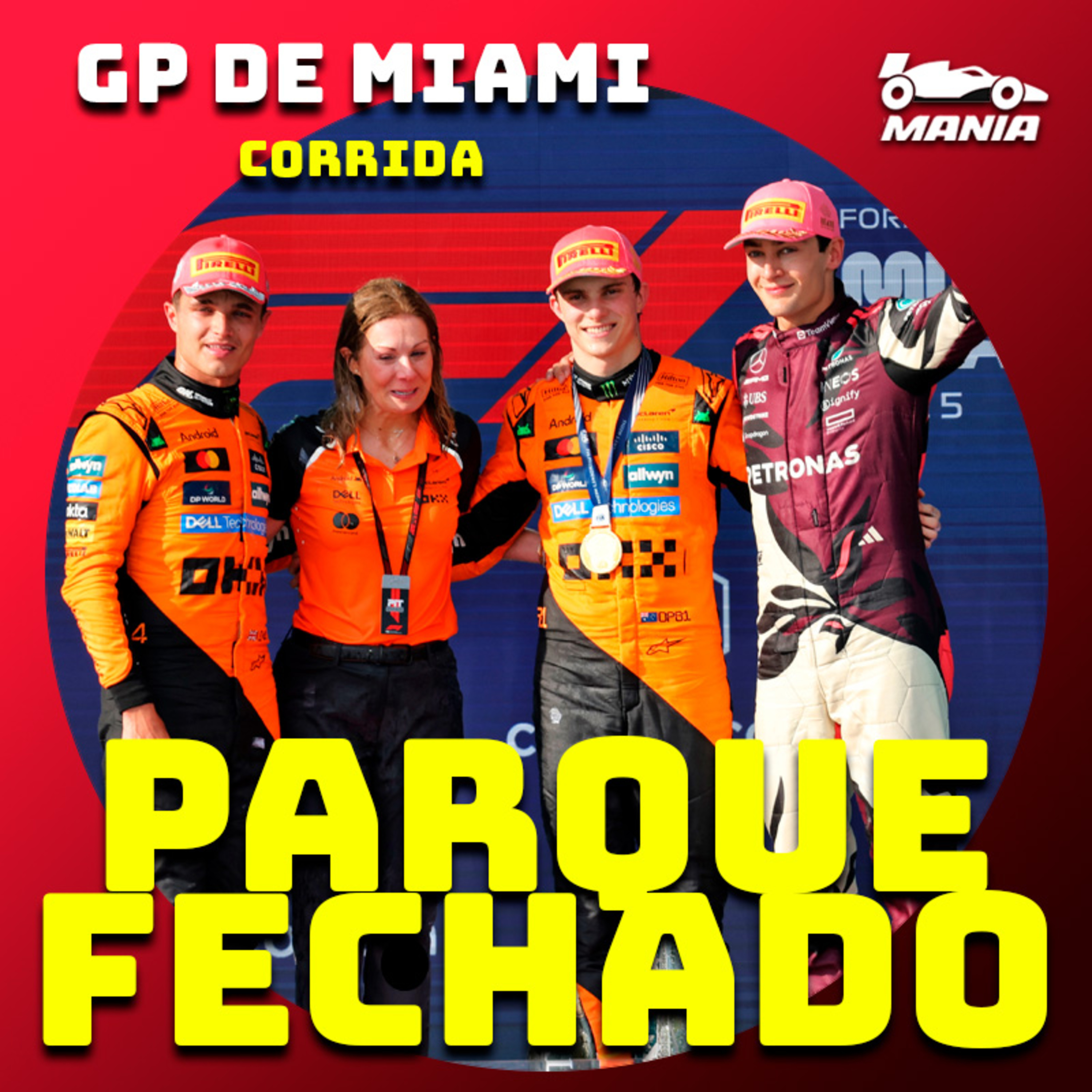 Disparou no mundial! Deu PIASTRI DE NOVO! Bortoleto abandona! | Parque Fechado episode artwork