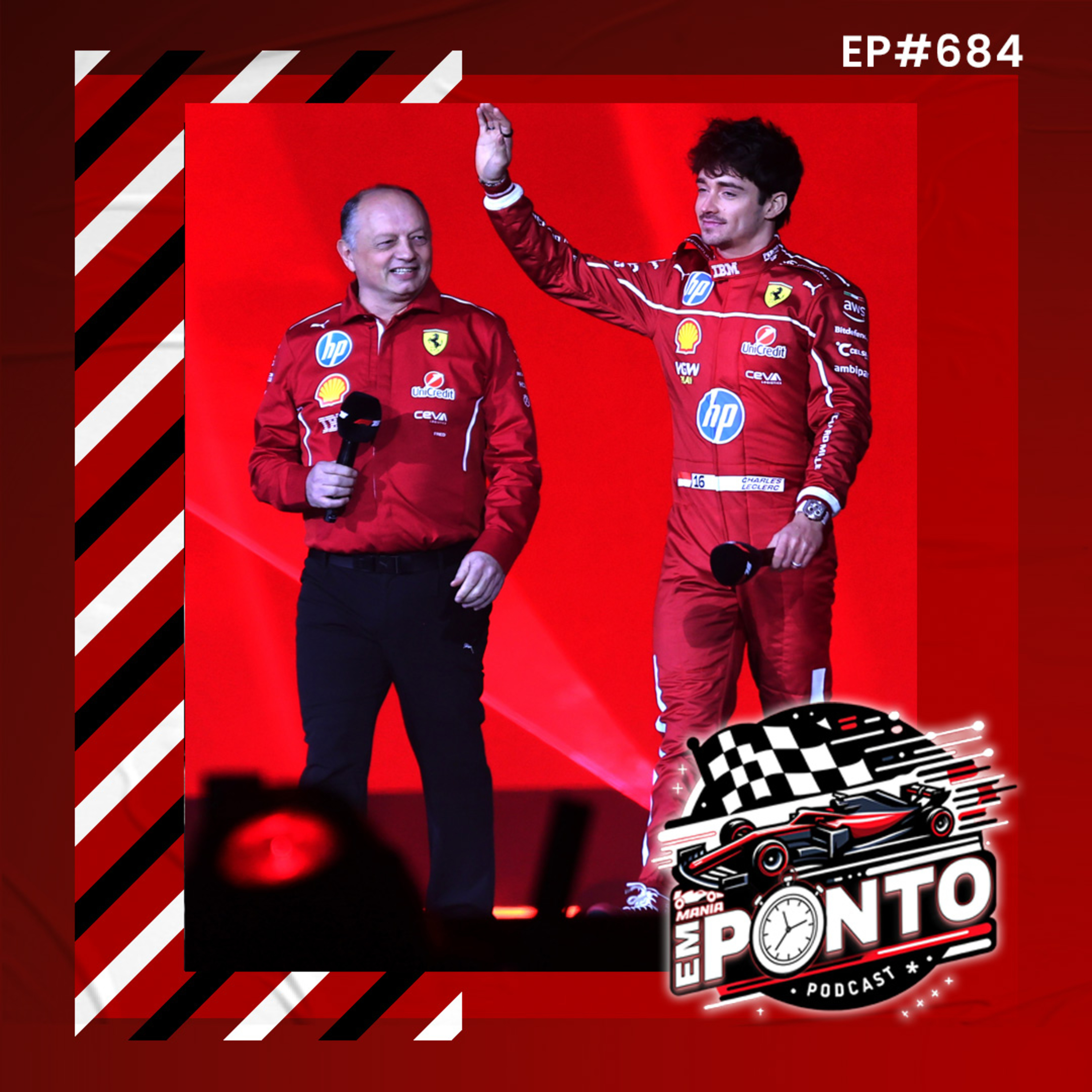 Chefe da Ferrari dá razão a pilotos e Red Bull descarta mudar carro | EM PONTO #684 episode artwork