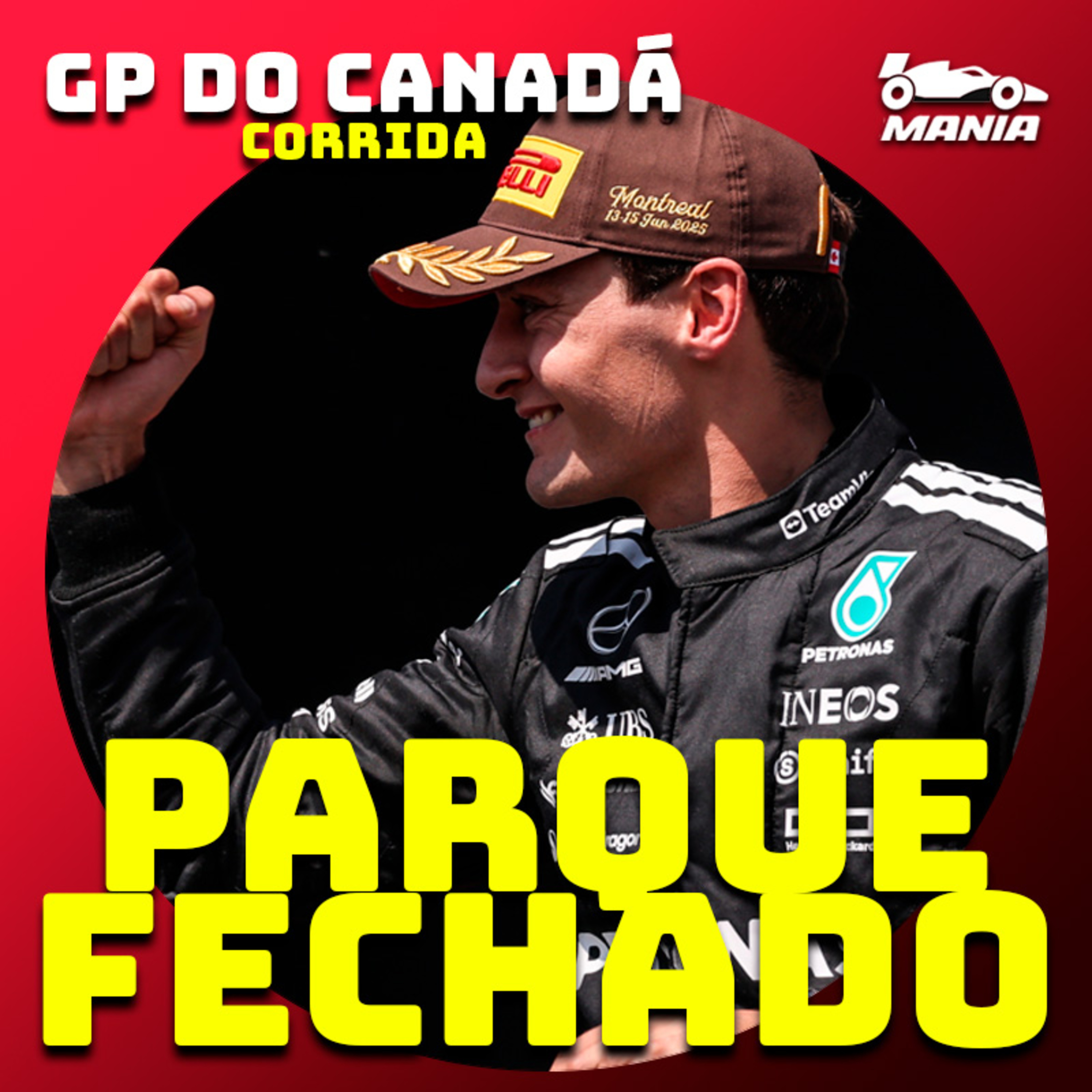 Rusell vence GP do Canadá finalizado com Safety Car e Bortoleto é P14 | Parque Fechado episode artwork