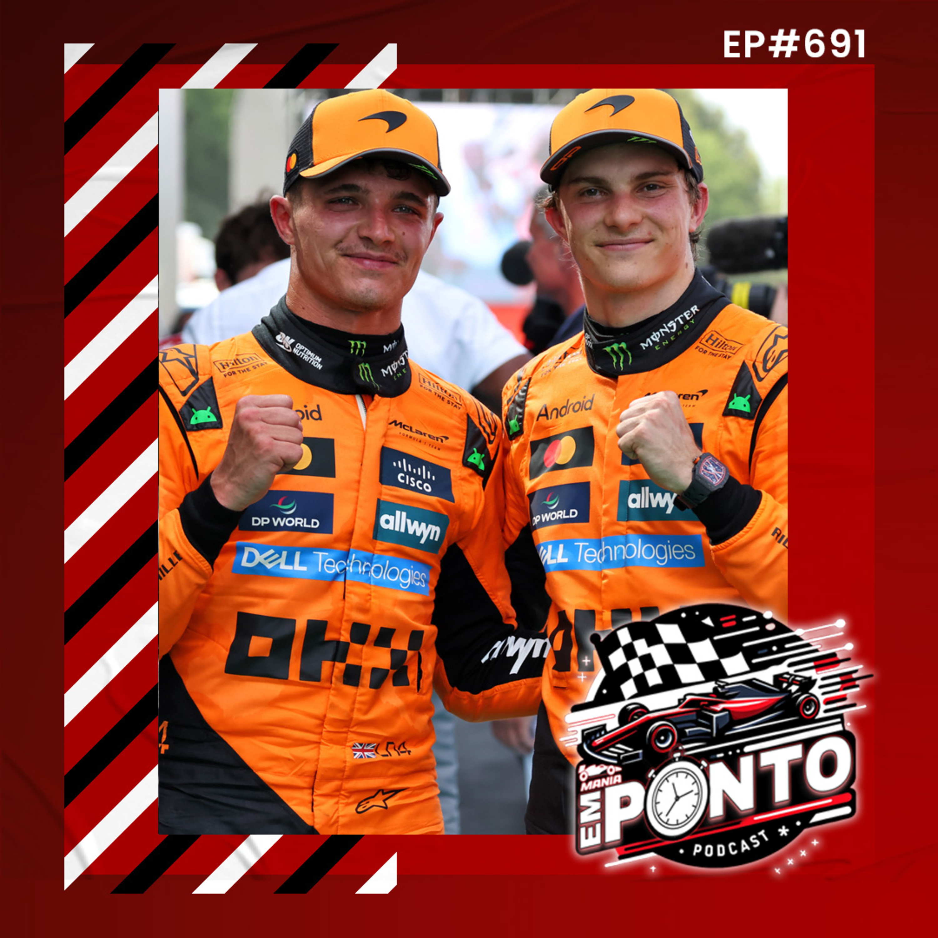 McLaren admite que problemas entre Norris e Piastri devem se repetir | EM PONTO #691 episode artwork