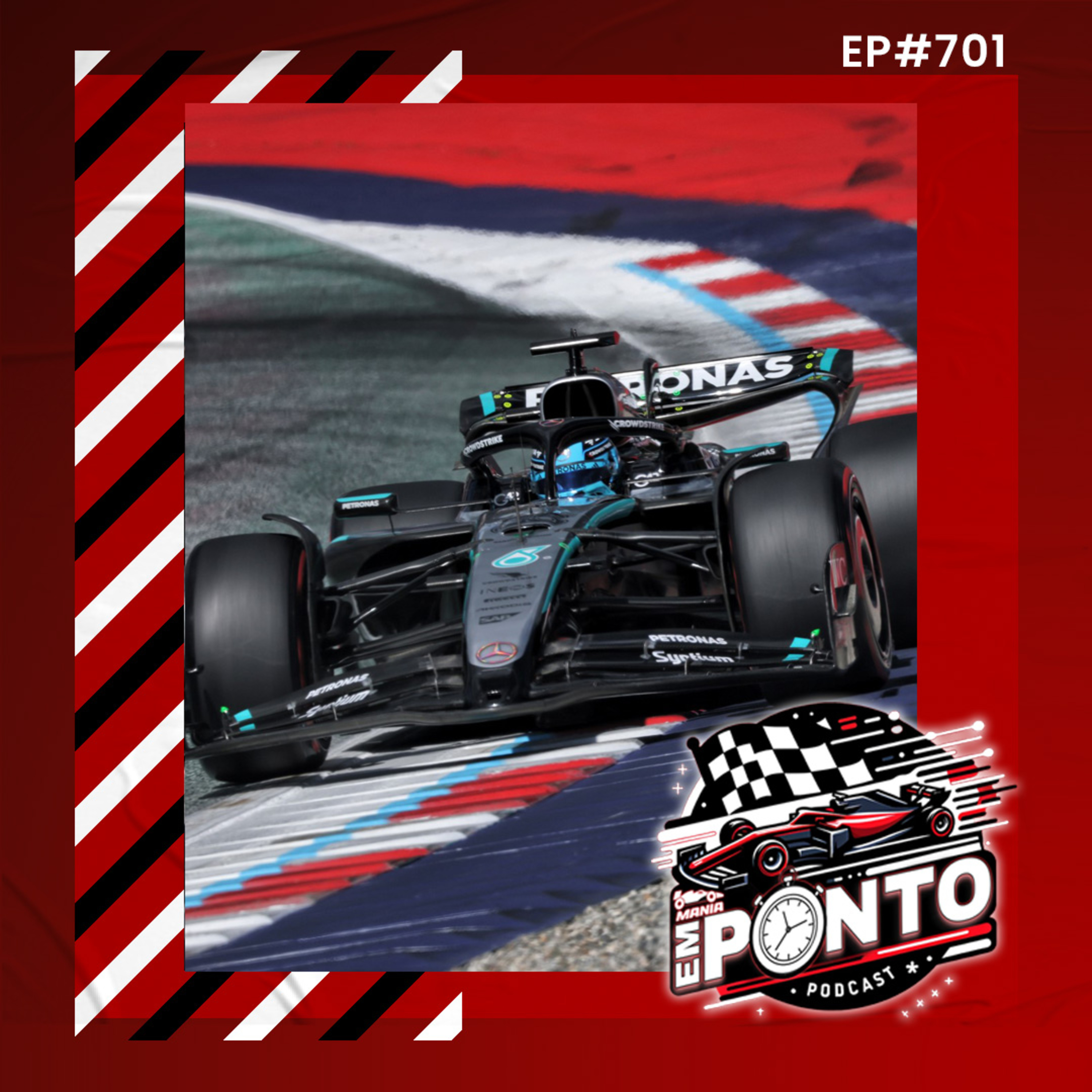 Mercedes vem forte na Ingletarra e chama atenção com Verstappen | EM PONTO #701 episode artwork
