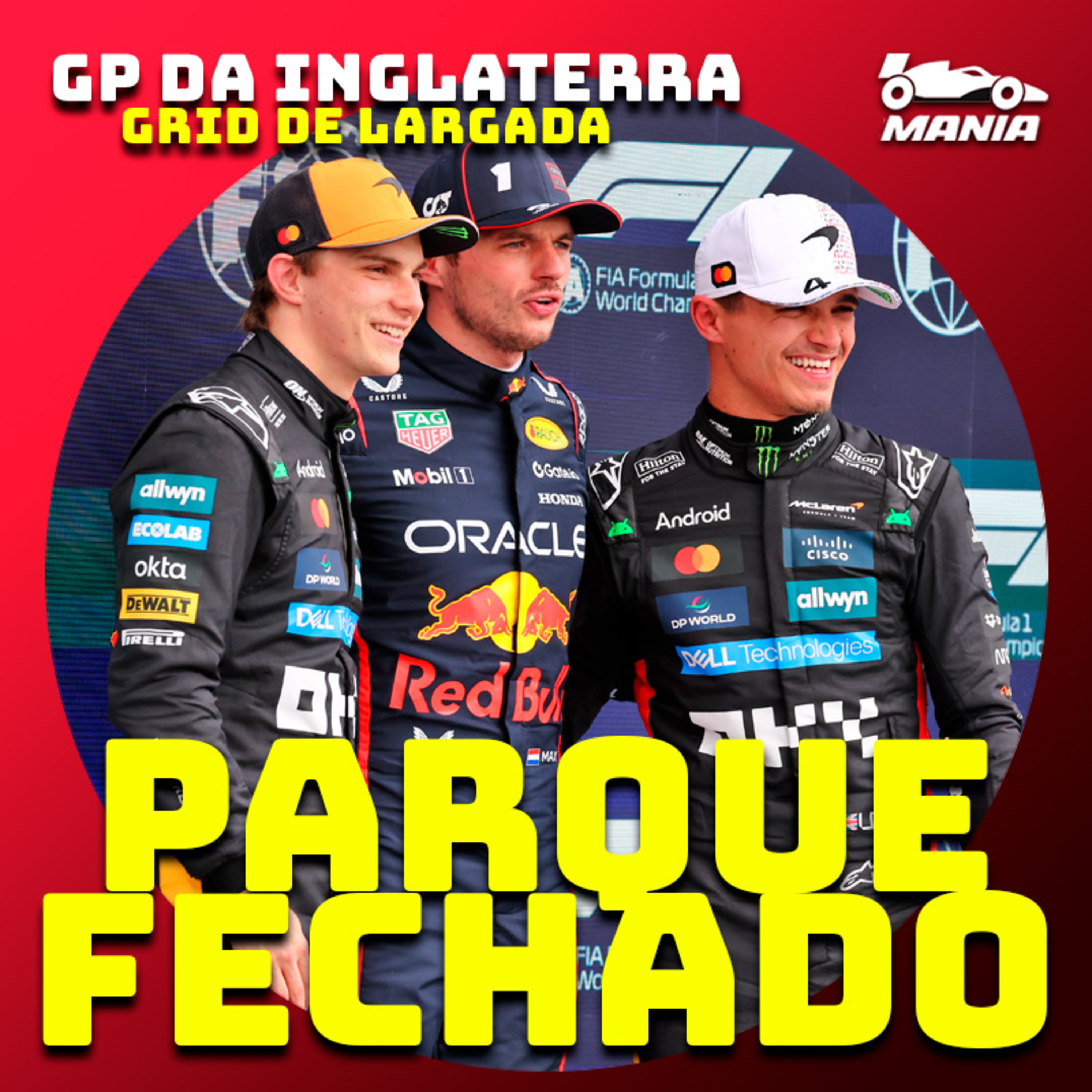 Verstappen desbanca McLarens e é pole na Inglaterra - Bortoleto cai no Q1 | Parque Fechado episode artwork