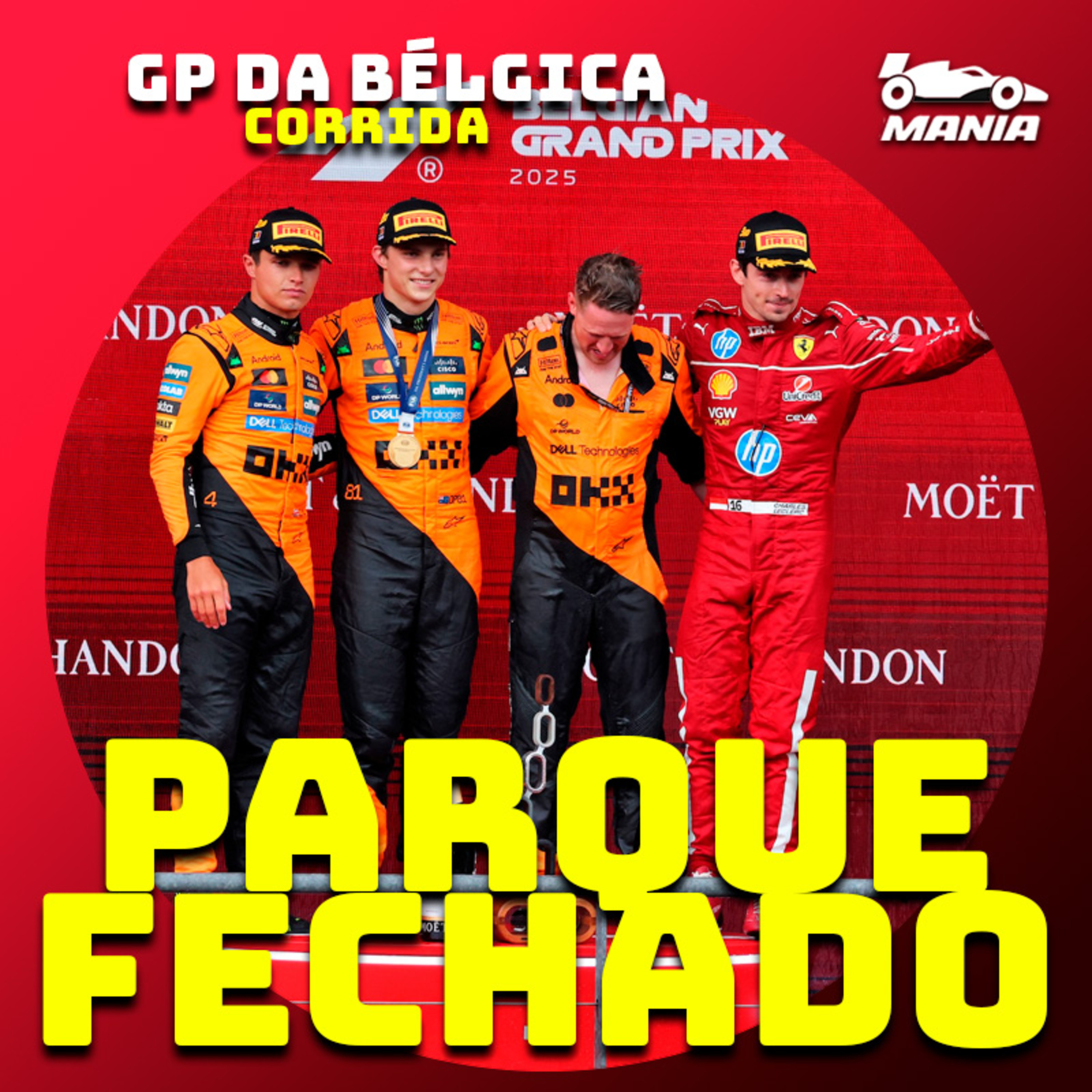 Piastri passa Norris, vence na Bélgica e Bortoleto conquista pontos na Bélgica | Parque Fechado episode artwork