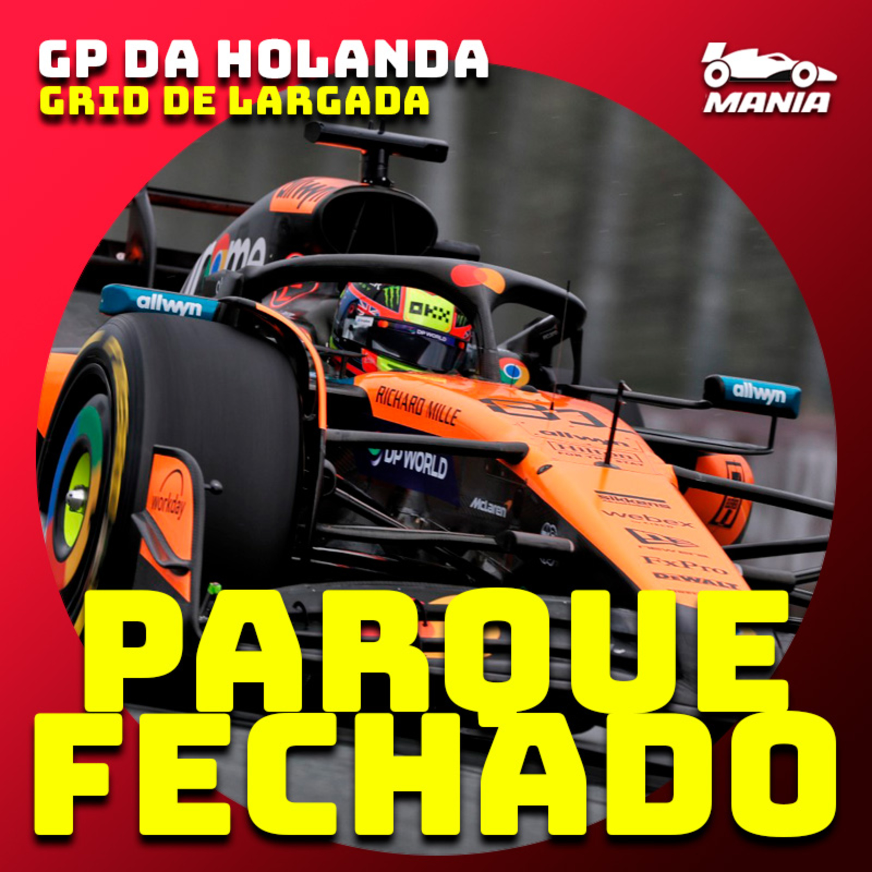 F1: Piastri bate Norris e garante pole na Holanda. Bortoleto é 13º | Parque Fechado episode artwork
