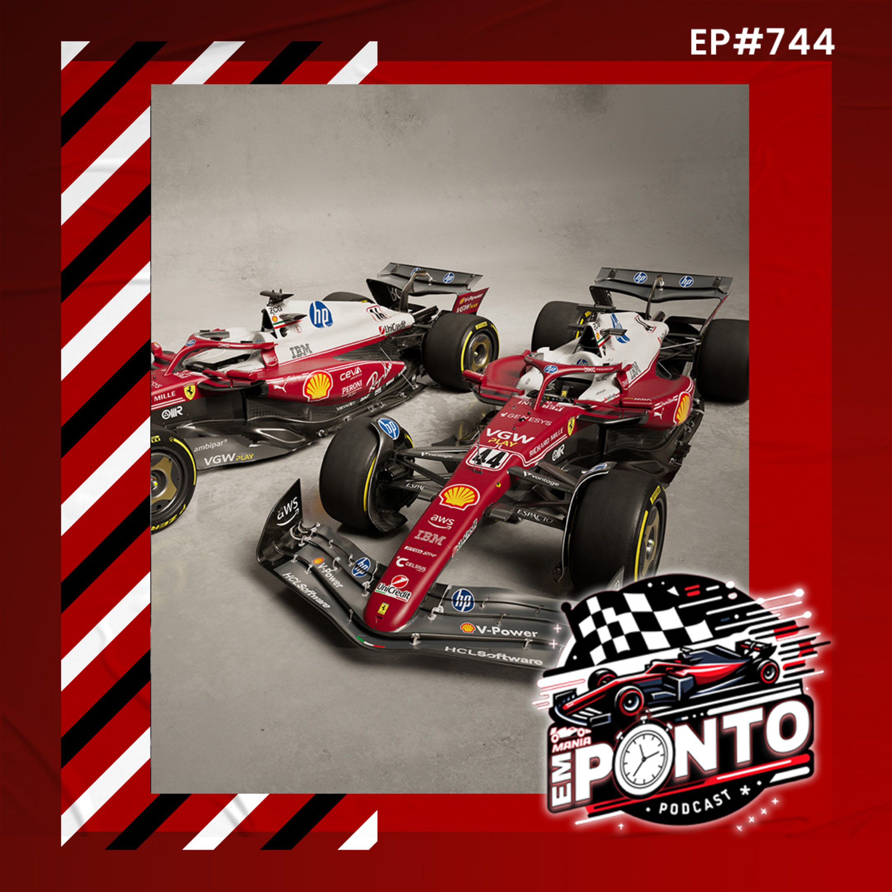 GP da Itália: Homenagens e expectativas no templo da velocidade. | EM PONTO #744 episode artwork