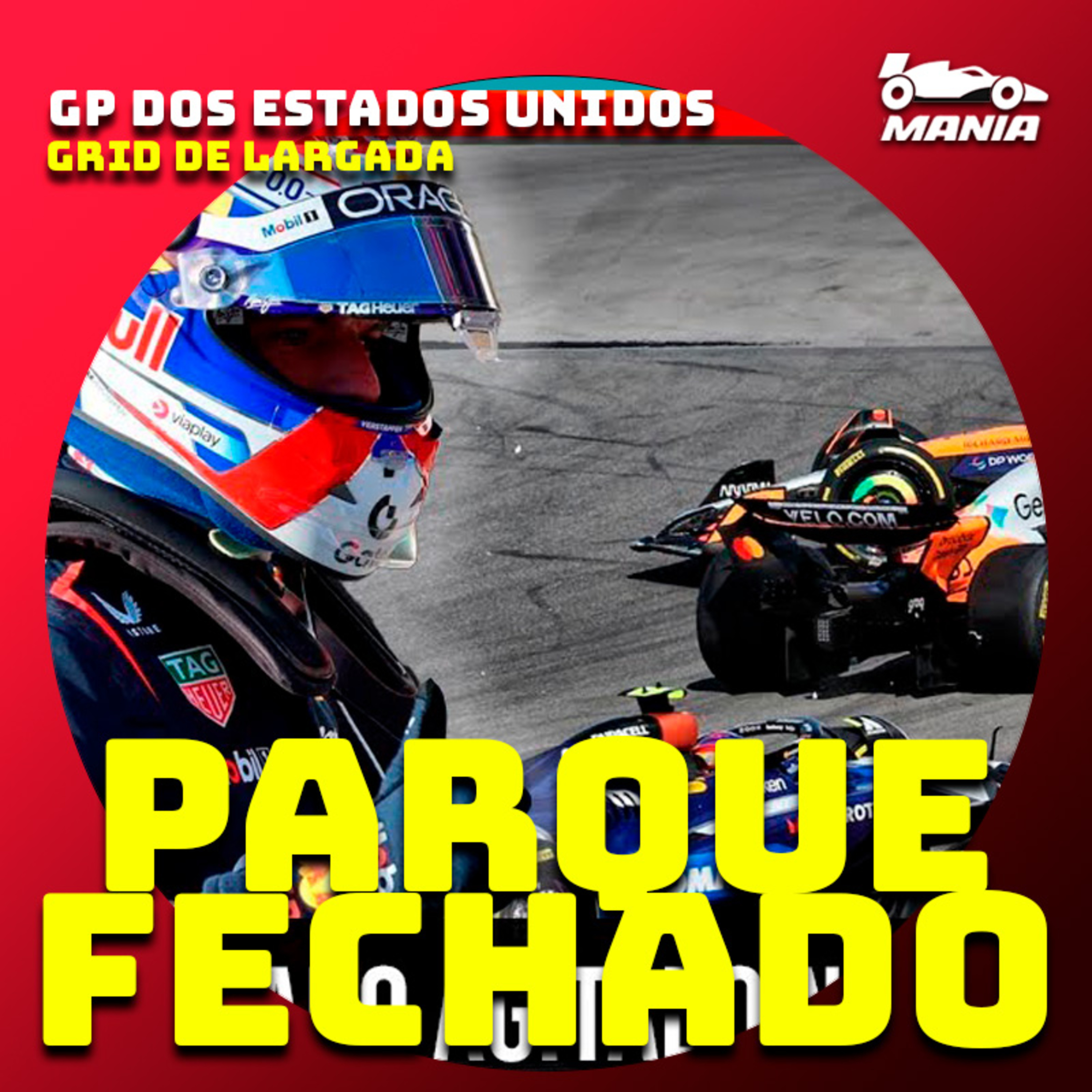 Dupla da McLaren abandona sprint, Max vence e é pole para amanhã | Parque Fechado episode artwork