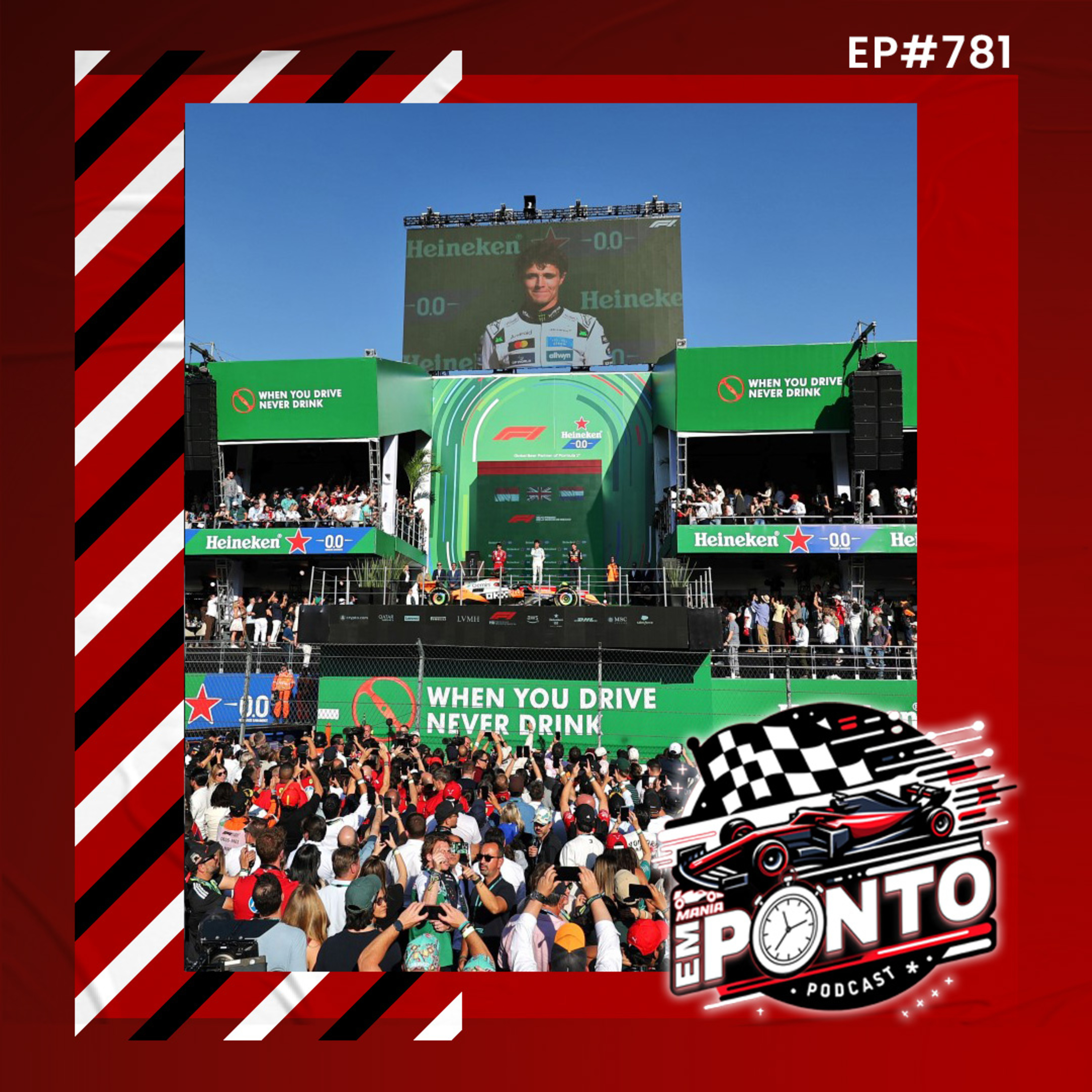 Norris rumo ao título após vencer GP do México e Bortoleto nos pontos | EM PONTO #781 episode artwork