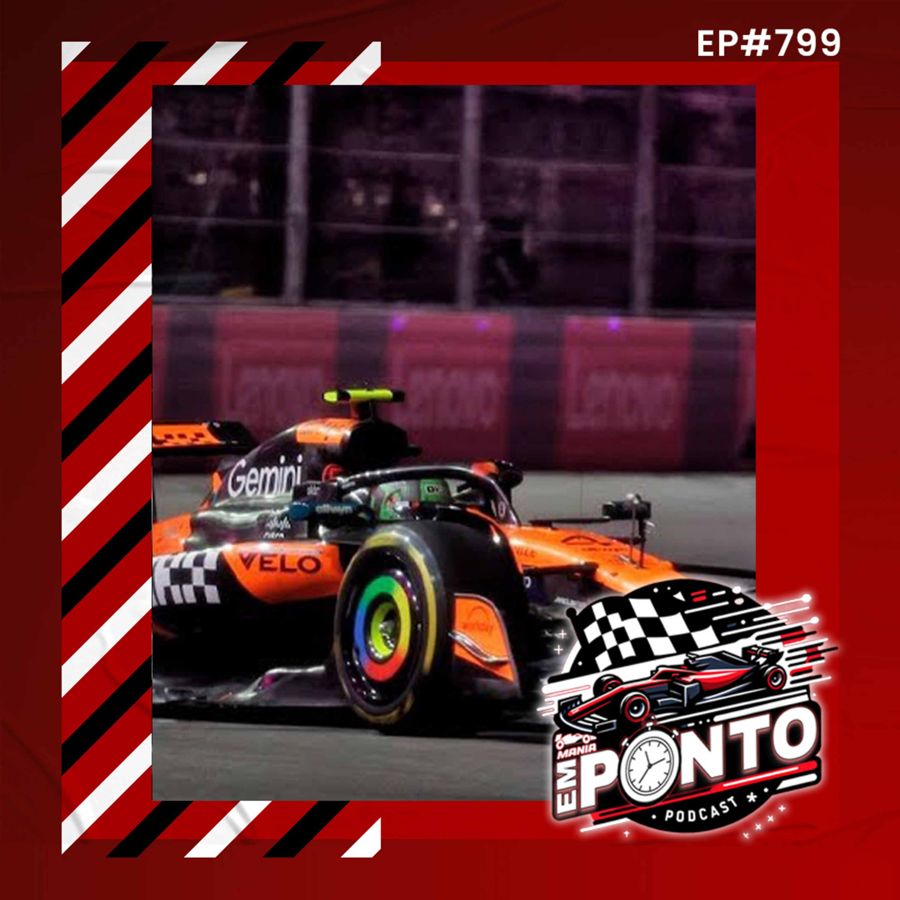 Norris sai na frente em Las Vegas e bueiro ataca novamente | EM PONTO #799