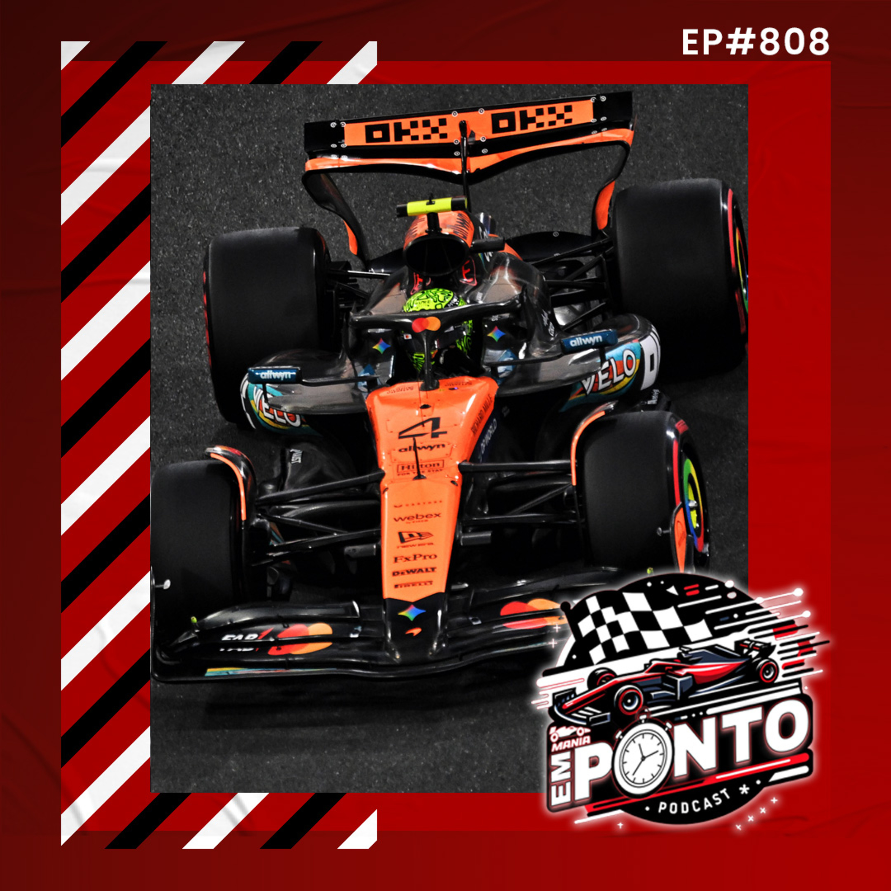 Norris sai na frente na decisão do mundial e lidera sexta-feira | EM PONTO #808 episode artwork