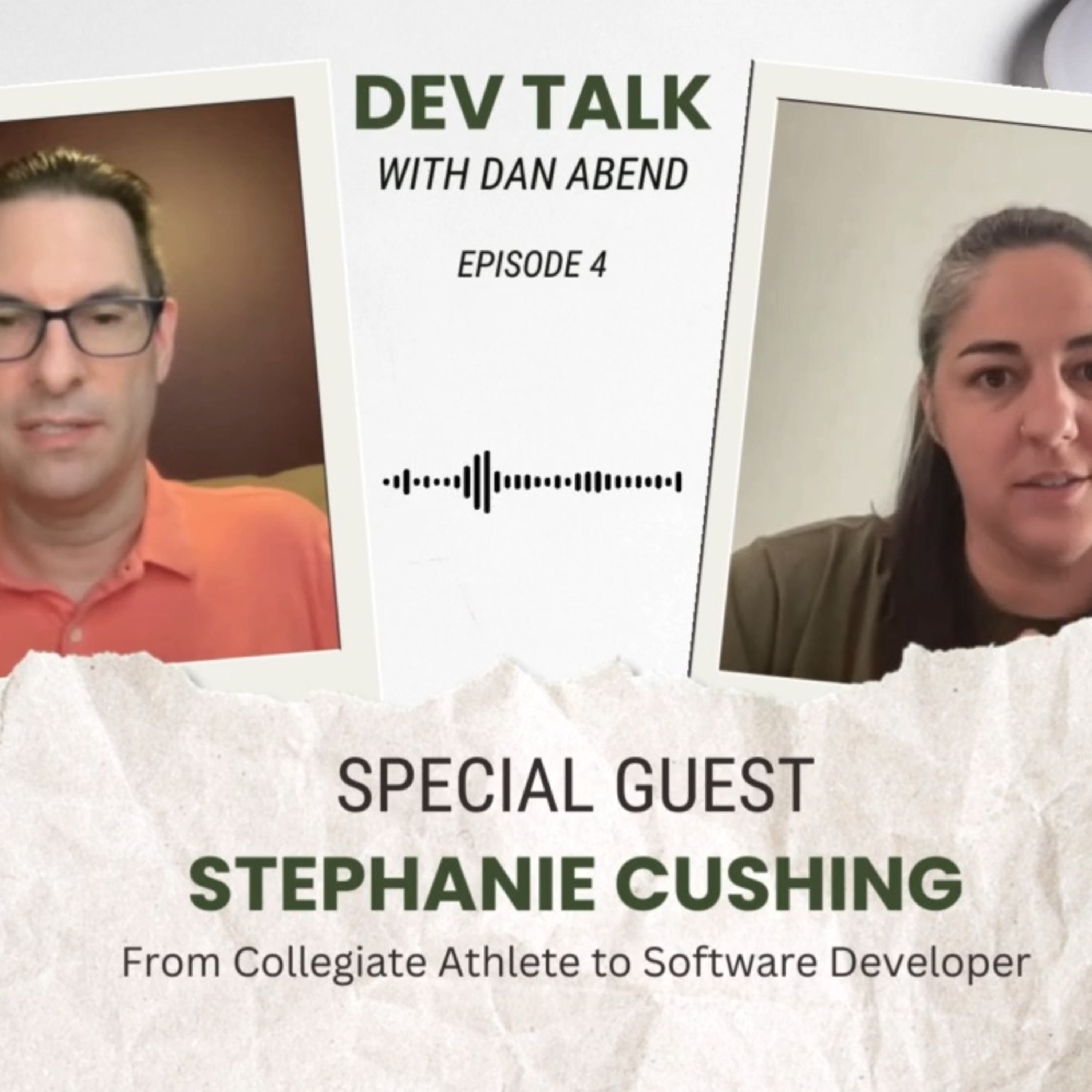 Unconventional Path to Tech: Stephanie Cushing's Journey from Athlete to Developer episode artwork