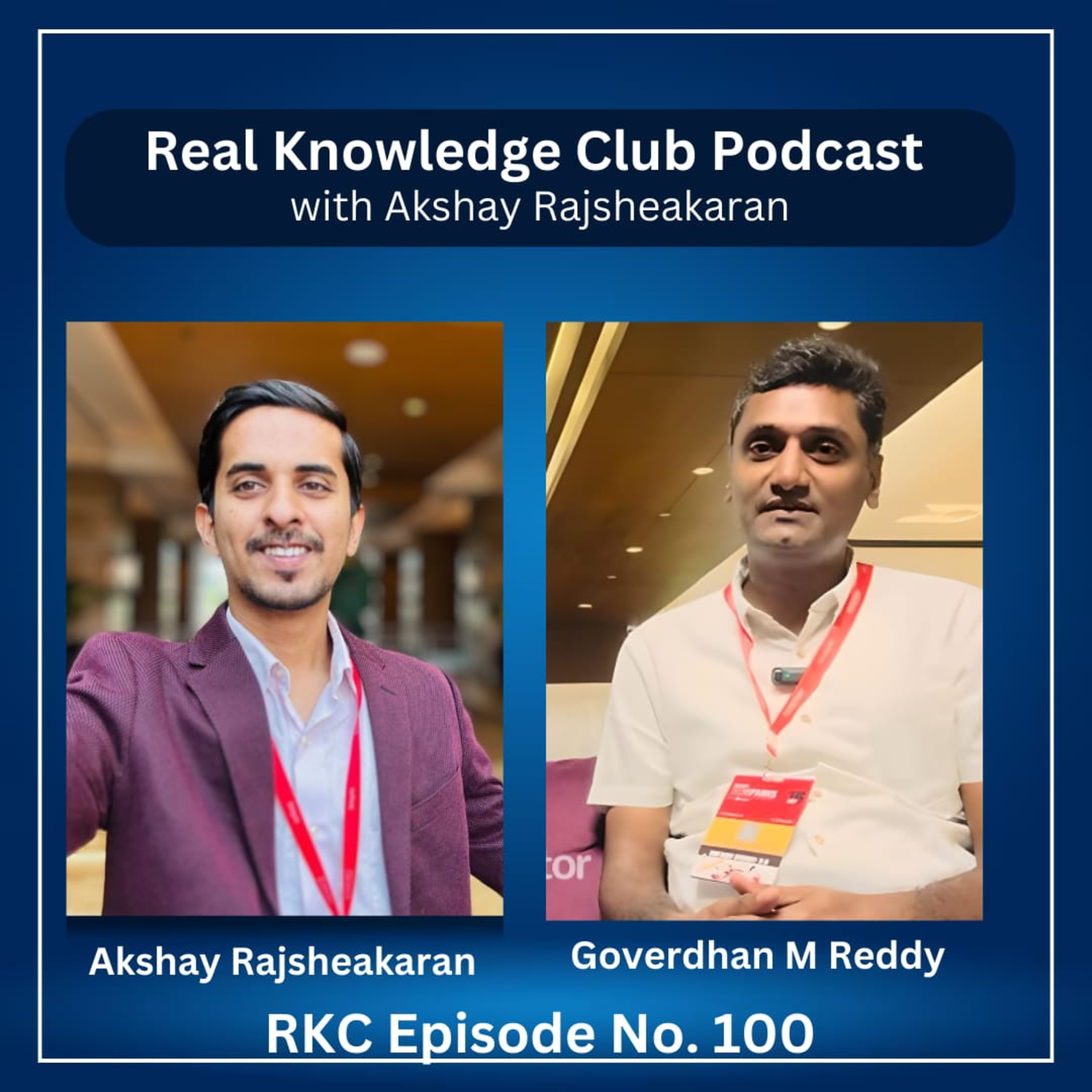 Building a Million-Dollar Business: Strategy, Systems, Team | Govardhan M Reddy at TechSparks Real Knowledge Club Show : 100 episode artwork