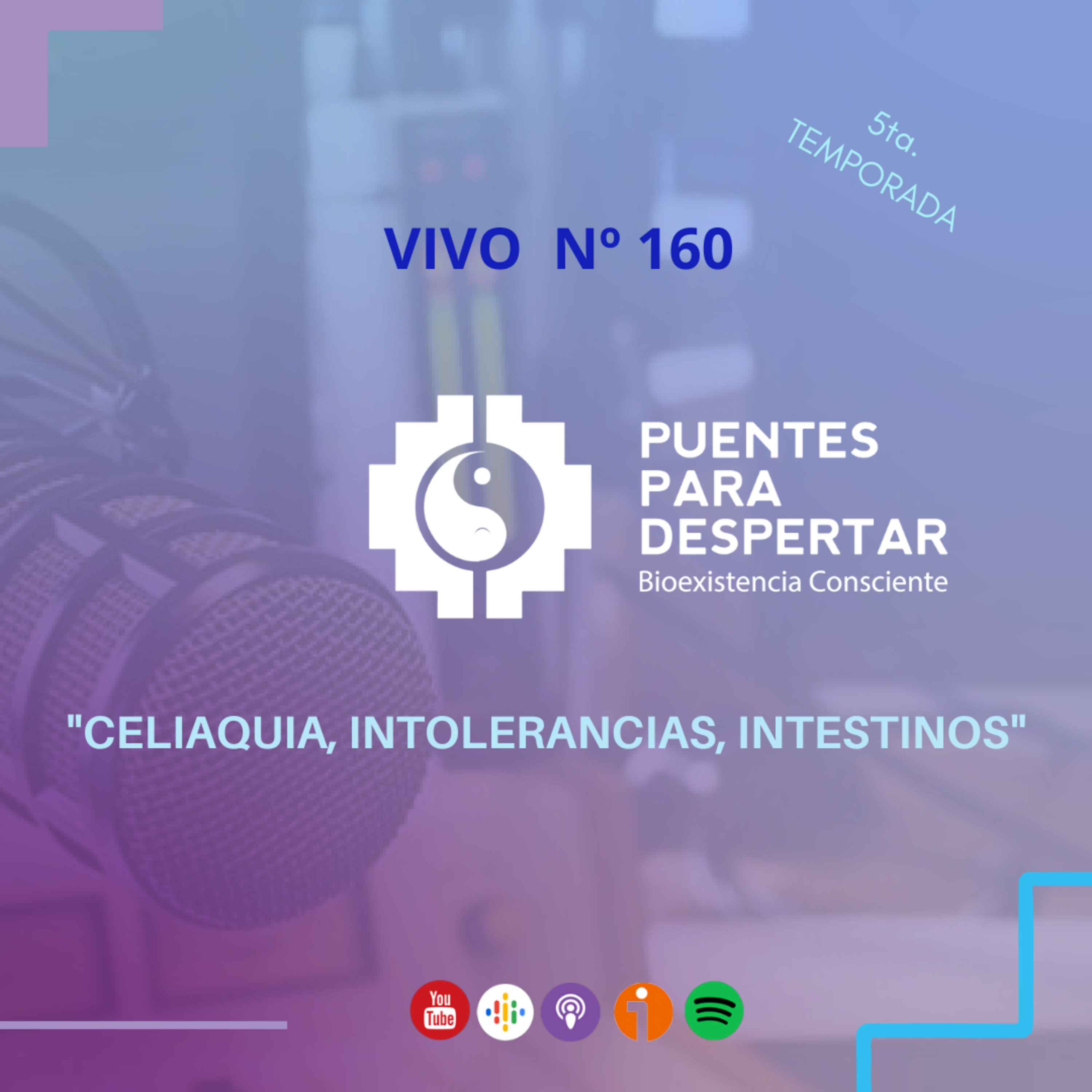 Programa N°160 de Puentes para Despertar, "Celiaquía e Intolerancias Intestinales" episode artwork