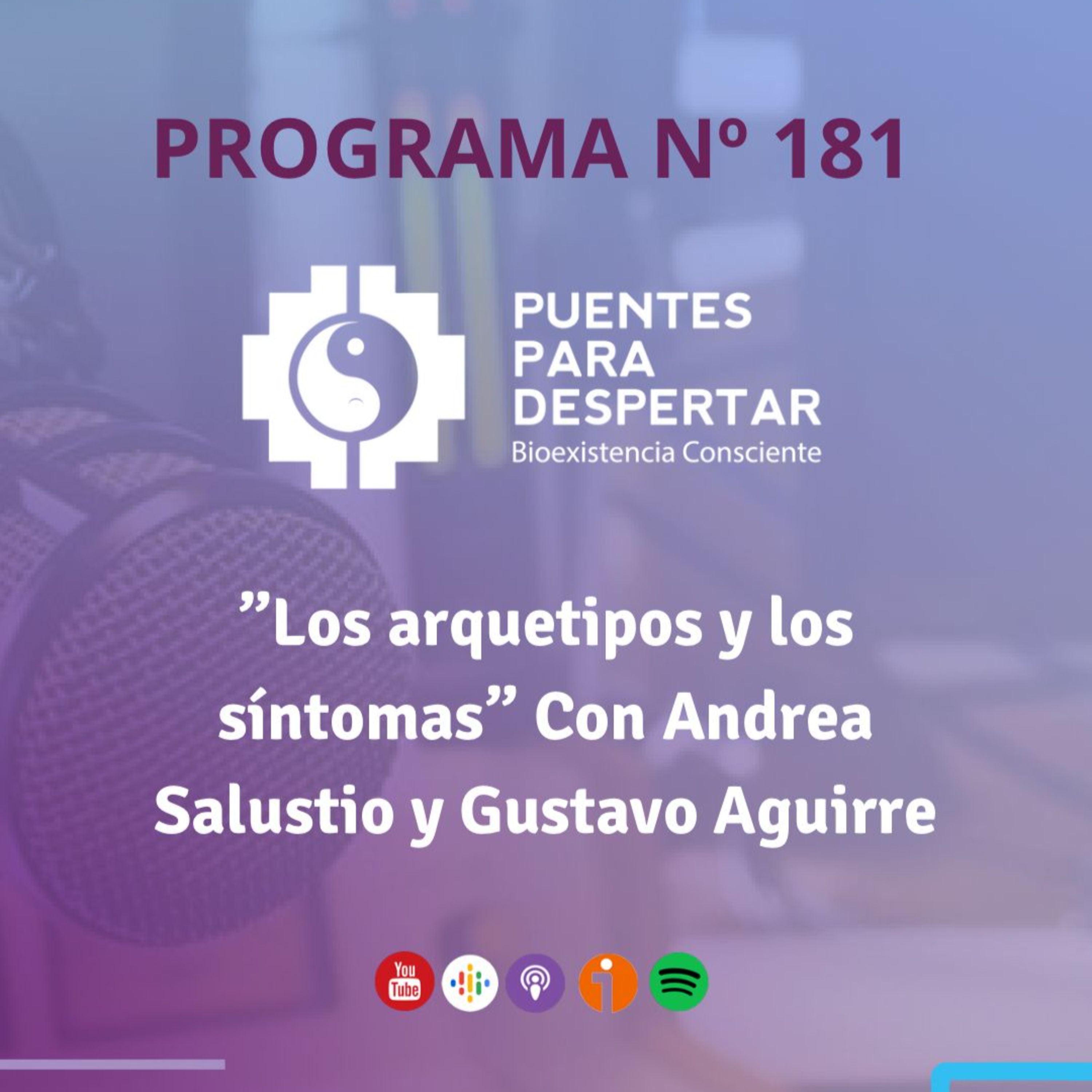 Programa N°181 de Puentes para Despertar, Los arquetipos y los síntomas. episode artwork