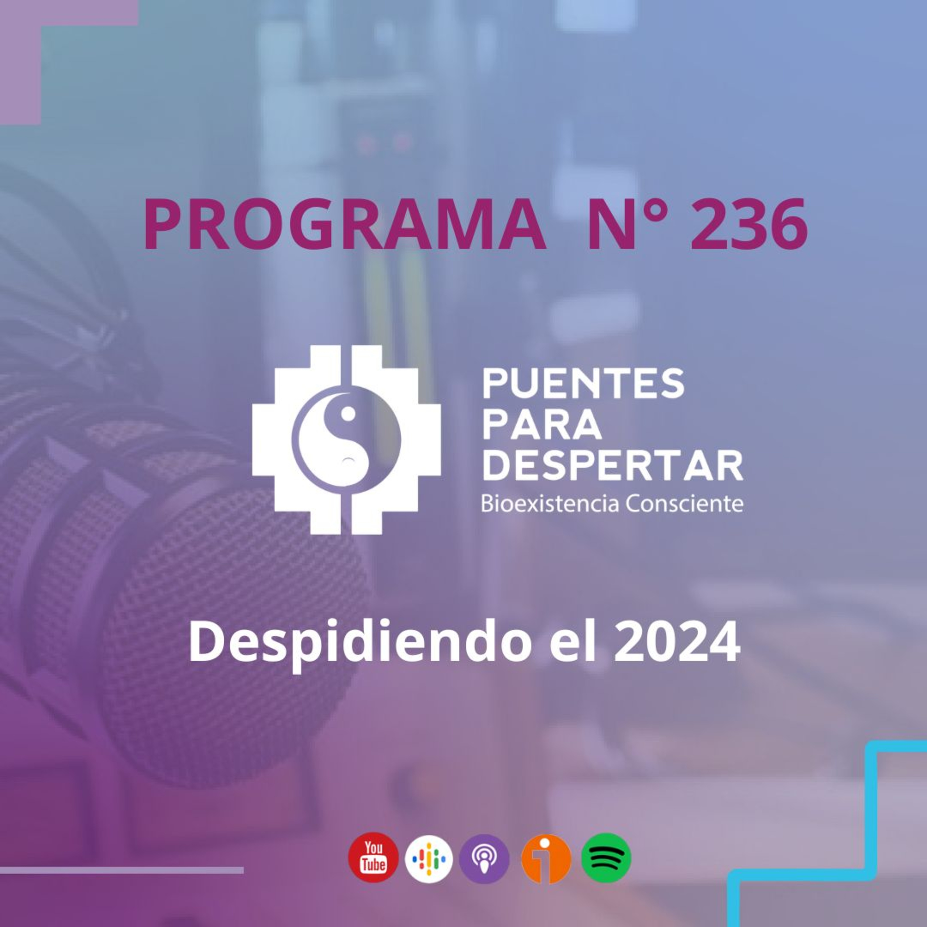 Programa Nro.236 de Puentes para Despertar, "Vidas que se Transforman, hoy las nuestras Andre y Gus" episode artwork