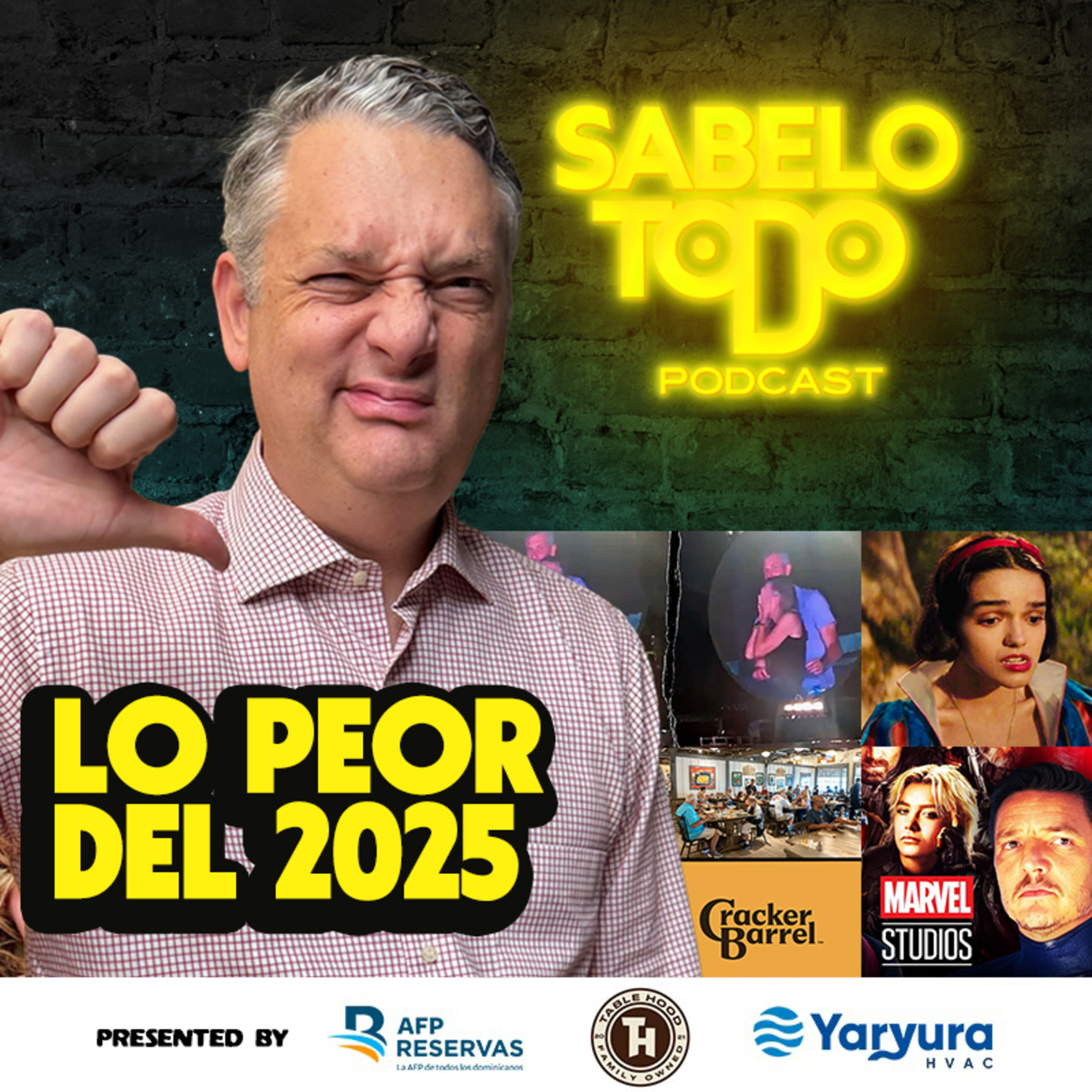 SABELOTODO #77: Lo Peor del 2025 “End Year Wrap Up Part 1” episode artwork