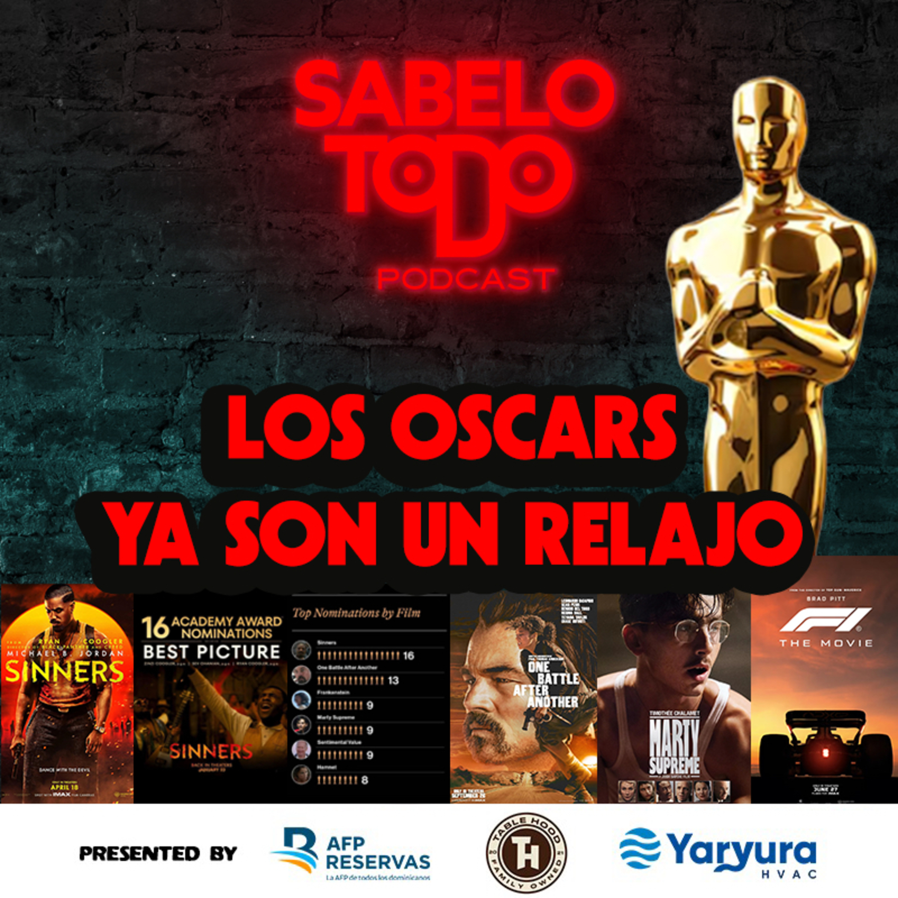 SABELOTODO #82: Los Oscars ya son un RELAJO episode artwork