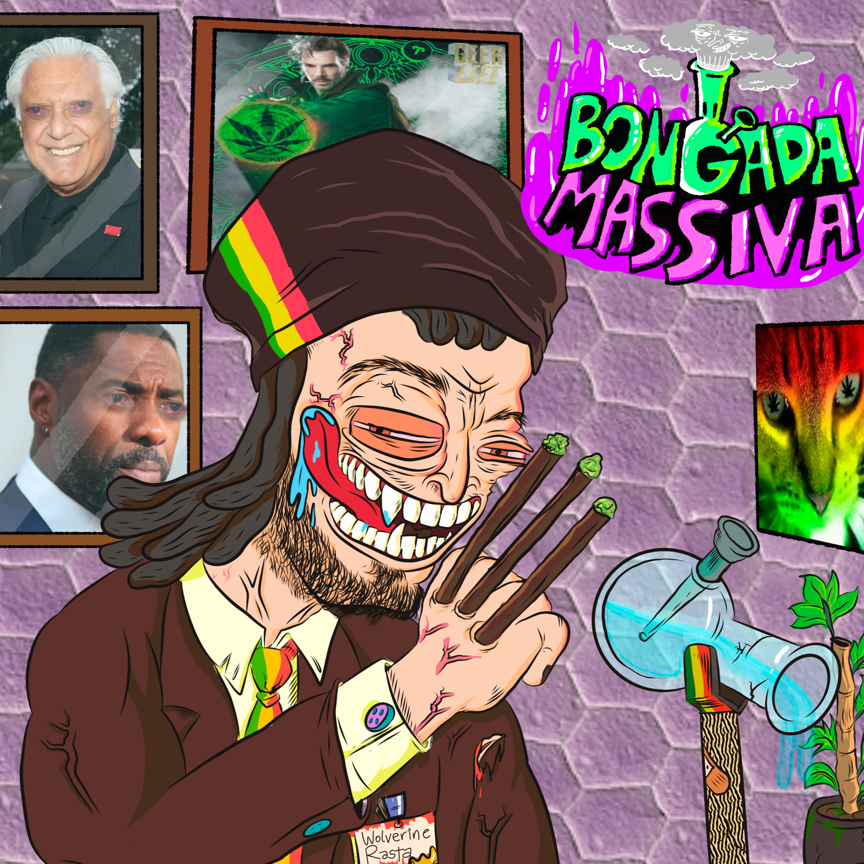 WOLVERINE RASTA CONVIDA: AFONSO 3D | BONGADA MASSIVA #01 episode artwork