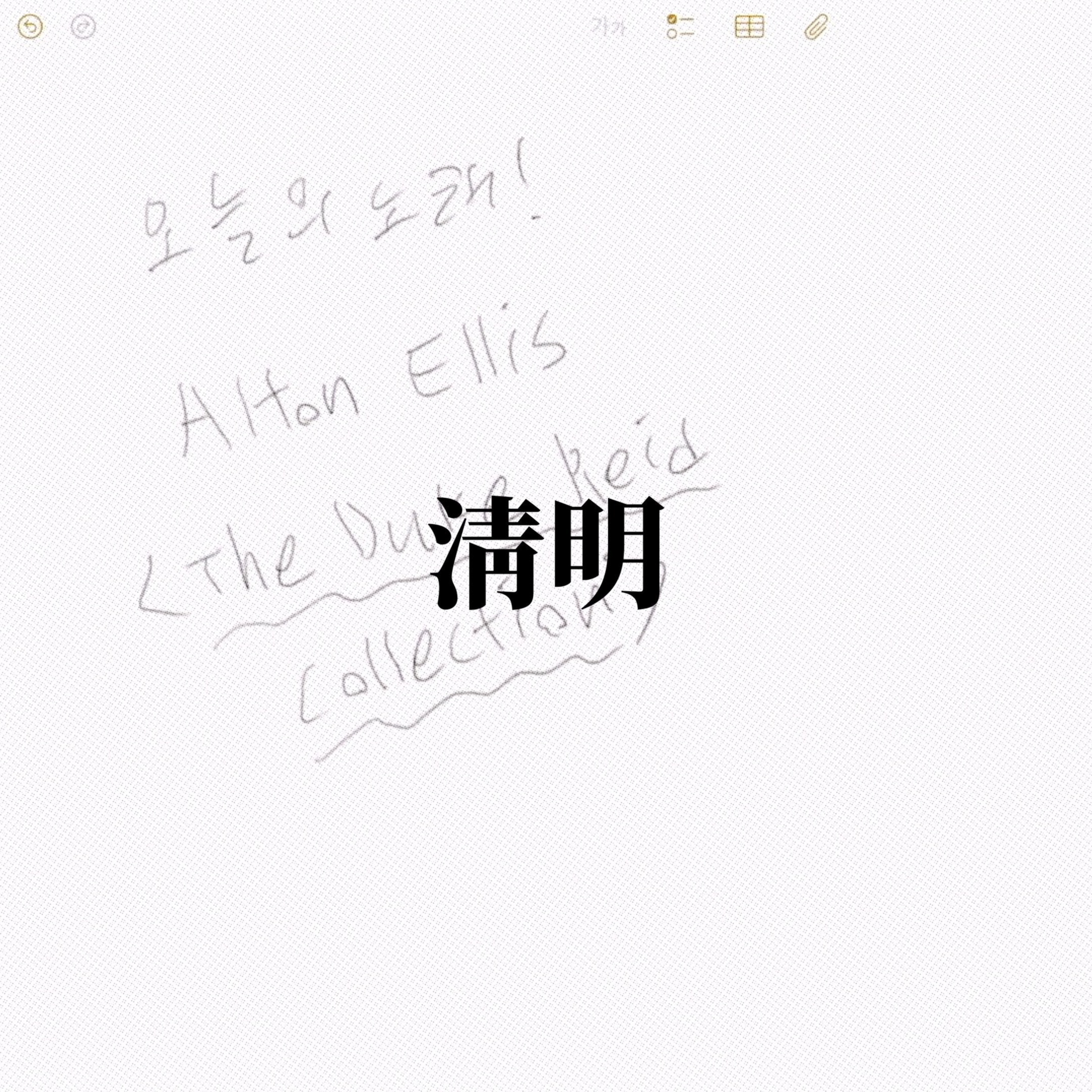 AUDIO VLOG | 여유롭게 Alton Ellis의 [The Duke Reid Collection]을 들으면서,, episode artwork